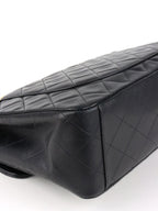 Chanel Black Vintage Jumbo Flap Bag