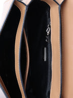 Prada Beige Arcade Chain Crossbody Bag.