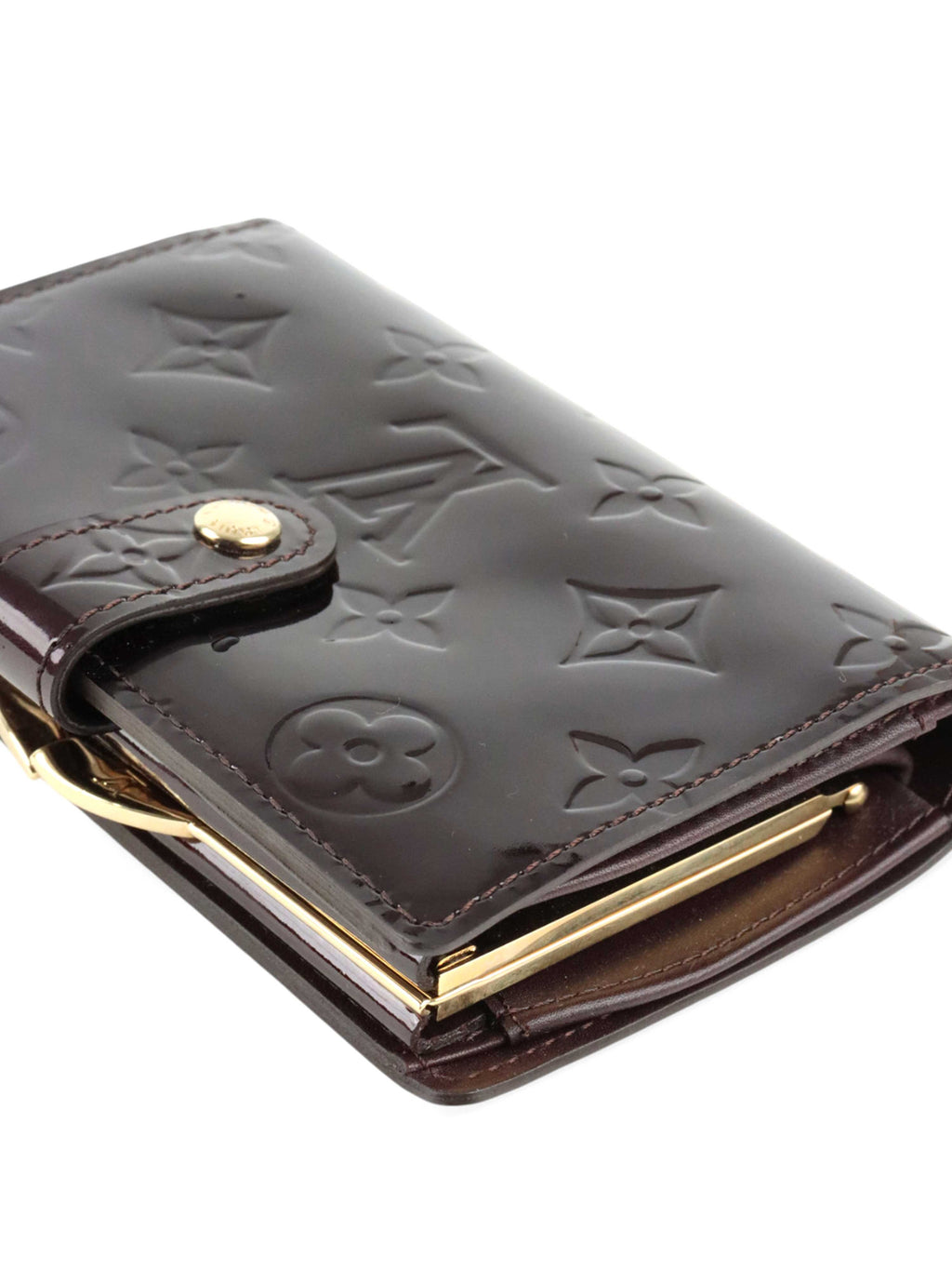 Louis Vuitton Amarante Monogram Vernis Bifold Wallet