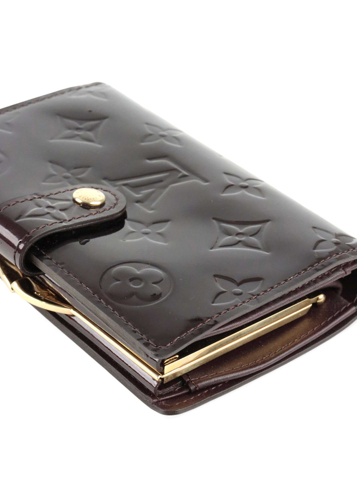 Louis Vuitton Amarante Monogram Vernis Bifold Wallet