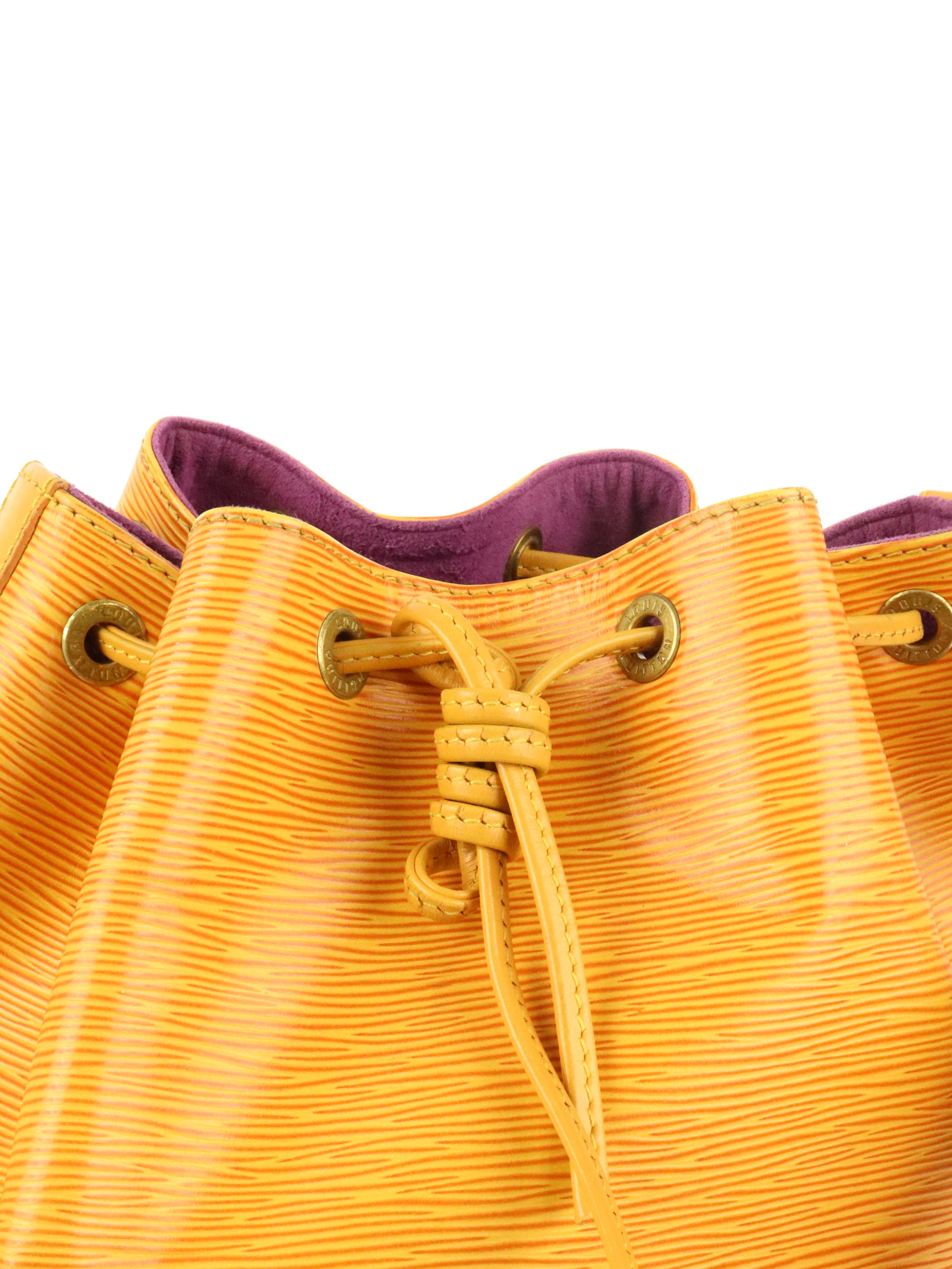 Louis Vuitton Vintage Yellow Epi Leather NeoNoe PM Bag