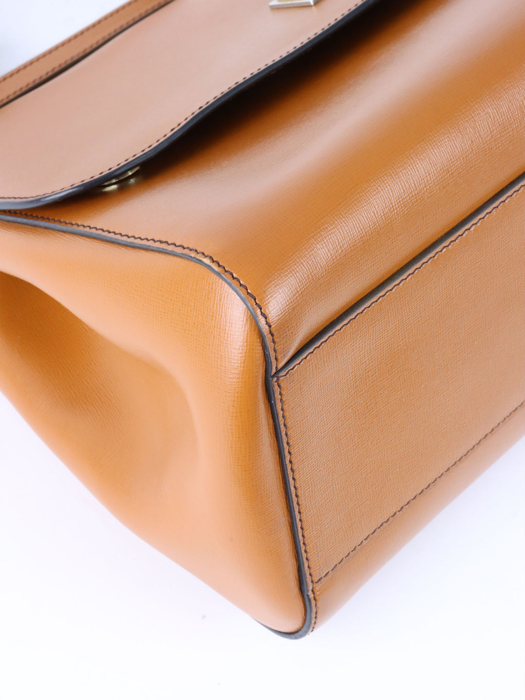 Dolce & Gabbana Caramel Brown Sicily Tote Bag.