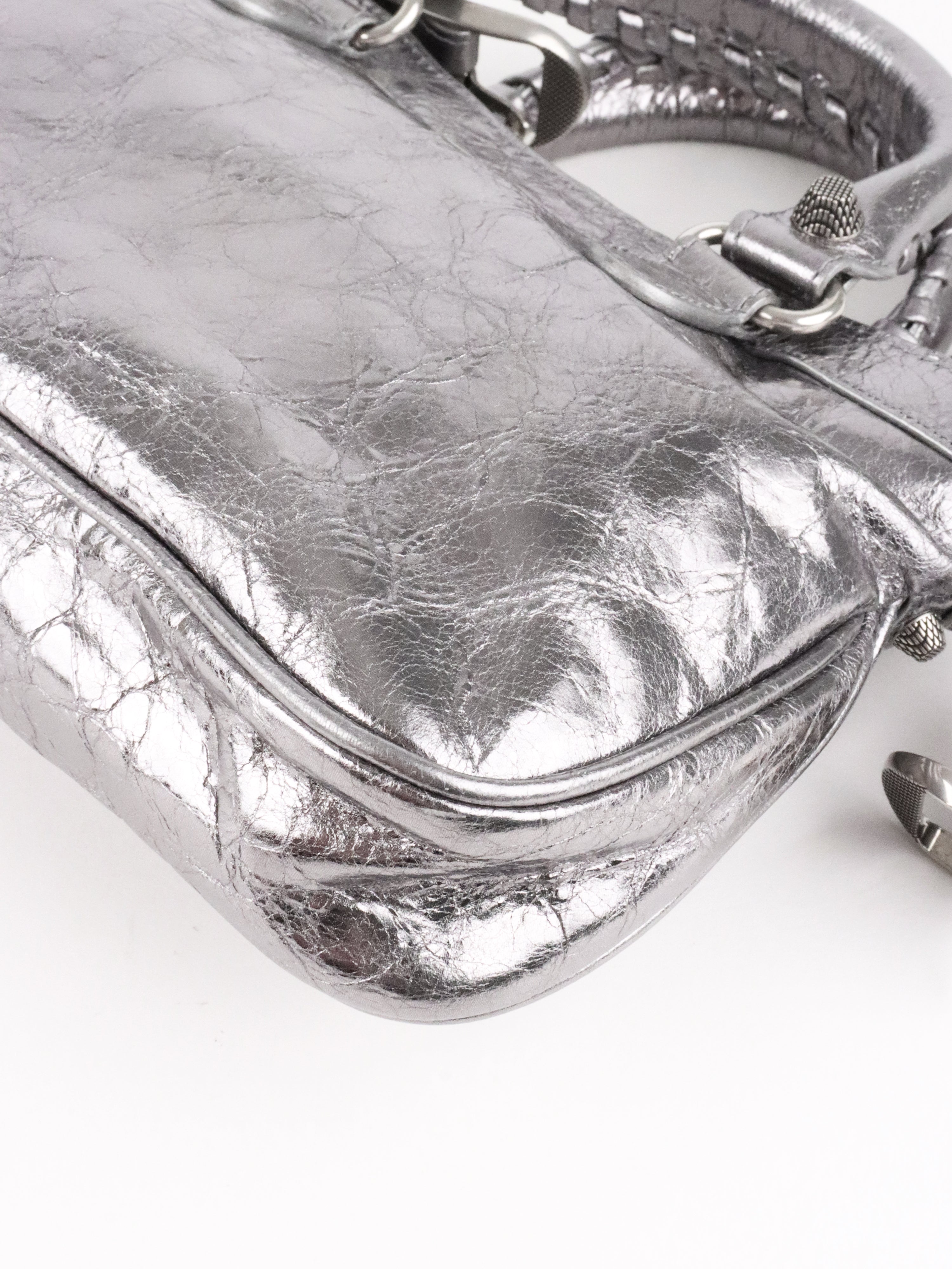 Balenciaga Mini Steel Grey Le City Bag