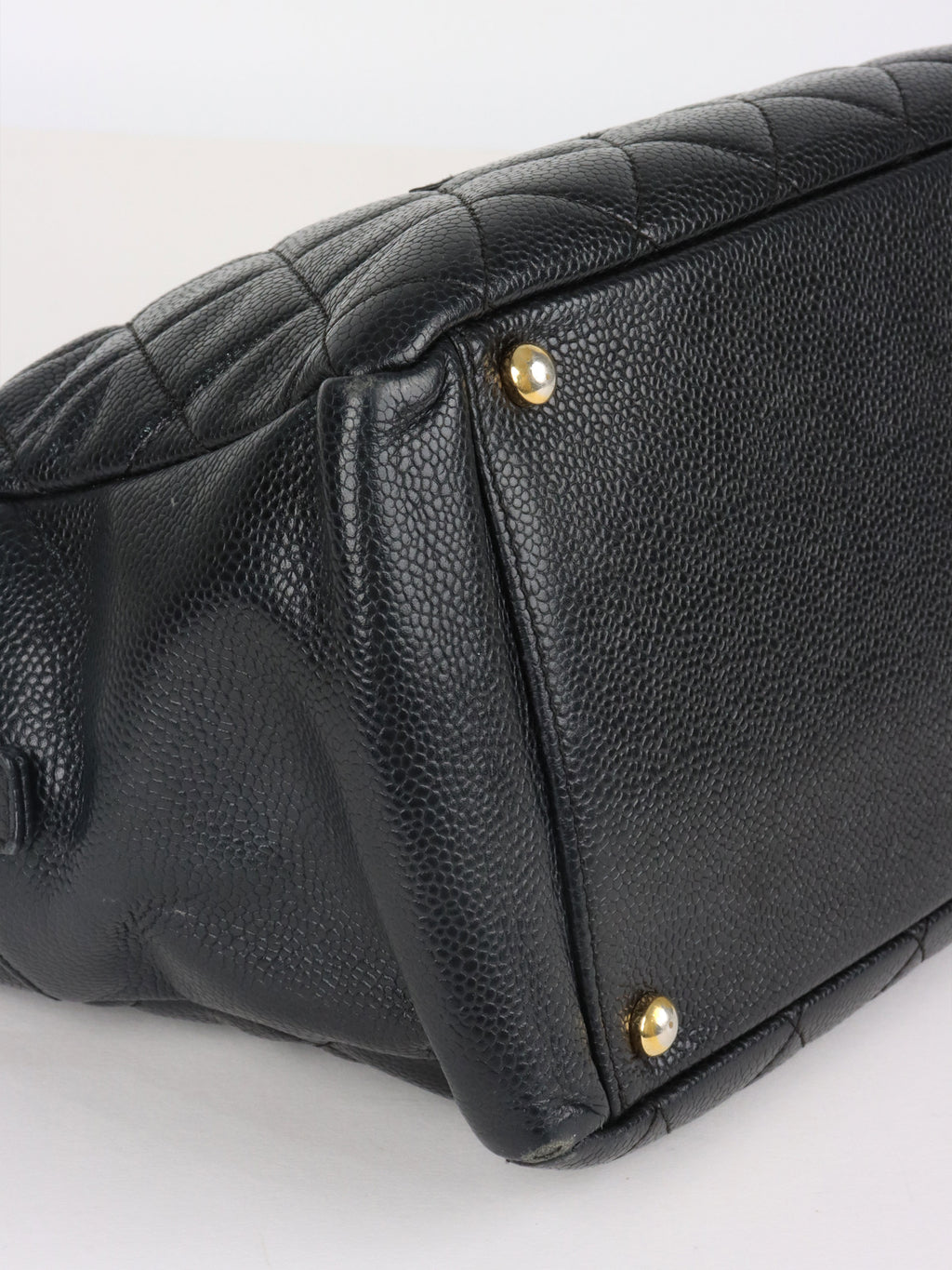 Chanel Vintage Black Petite Caviar Timeless Tote.