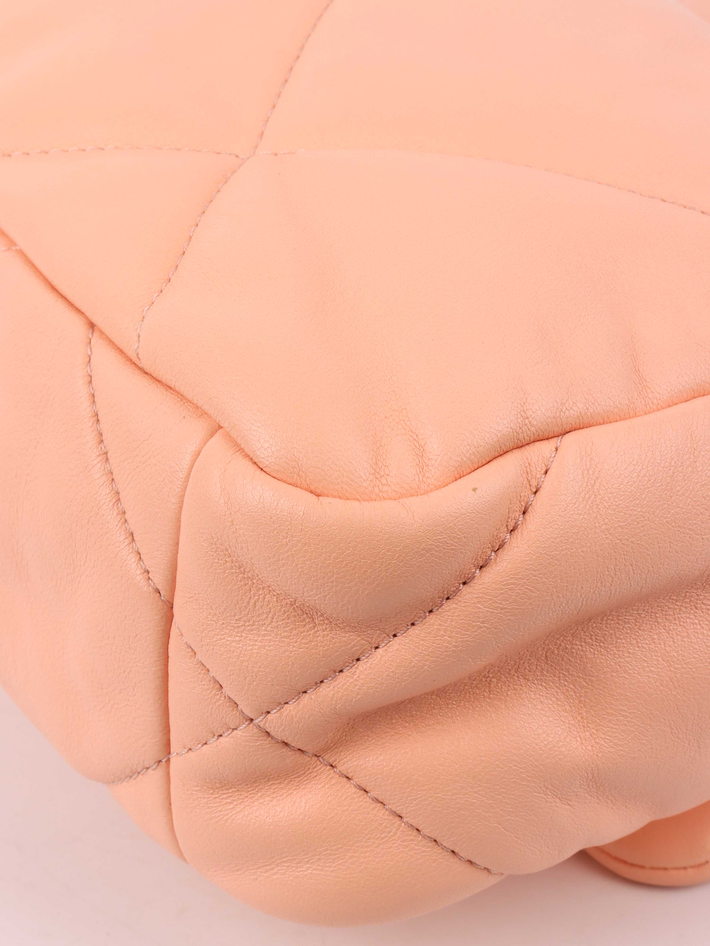 Chanel Small Salmon Pink 19 Bag.
