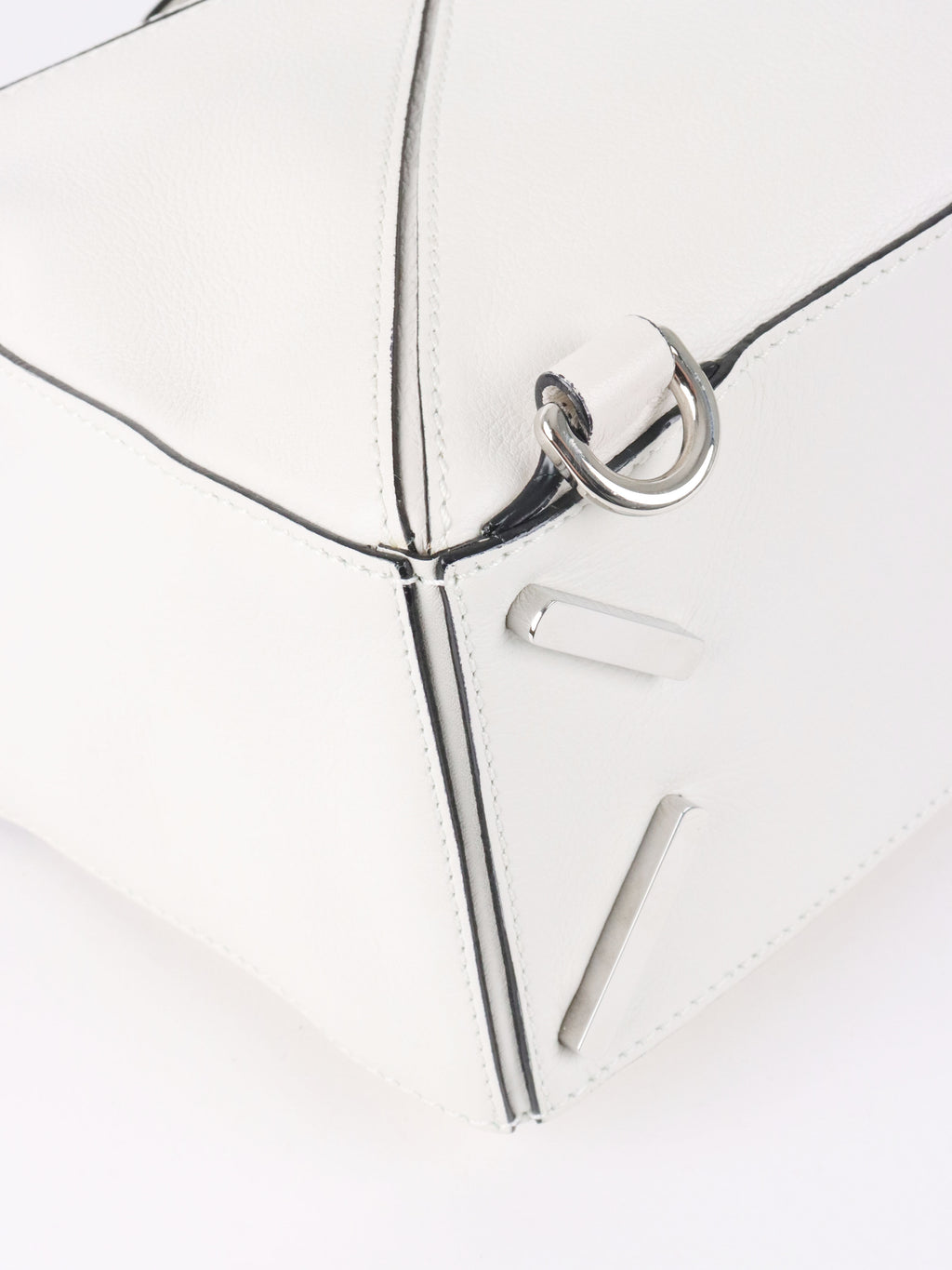 Loewe White Small Puzzle Bag