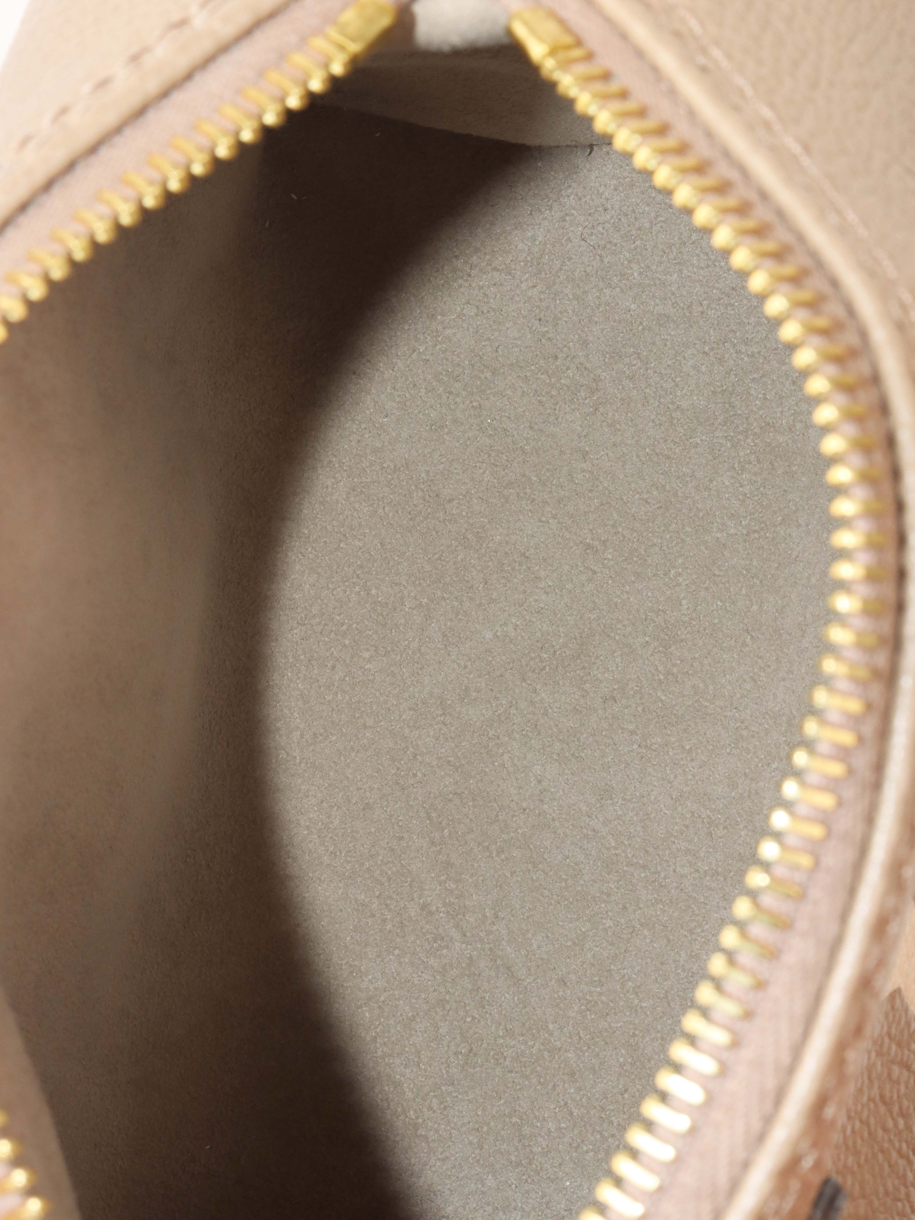 Louis Vuitton Cream Empreinte Nano Speedy Bag