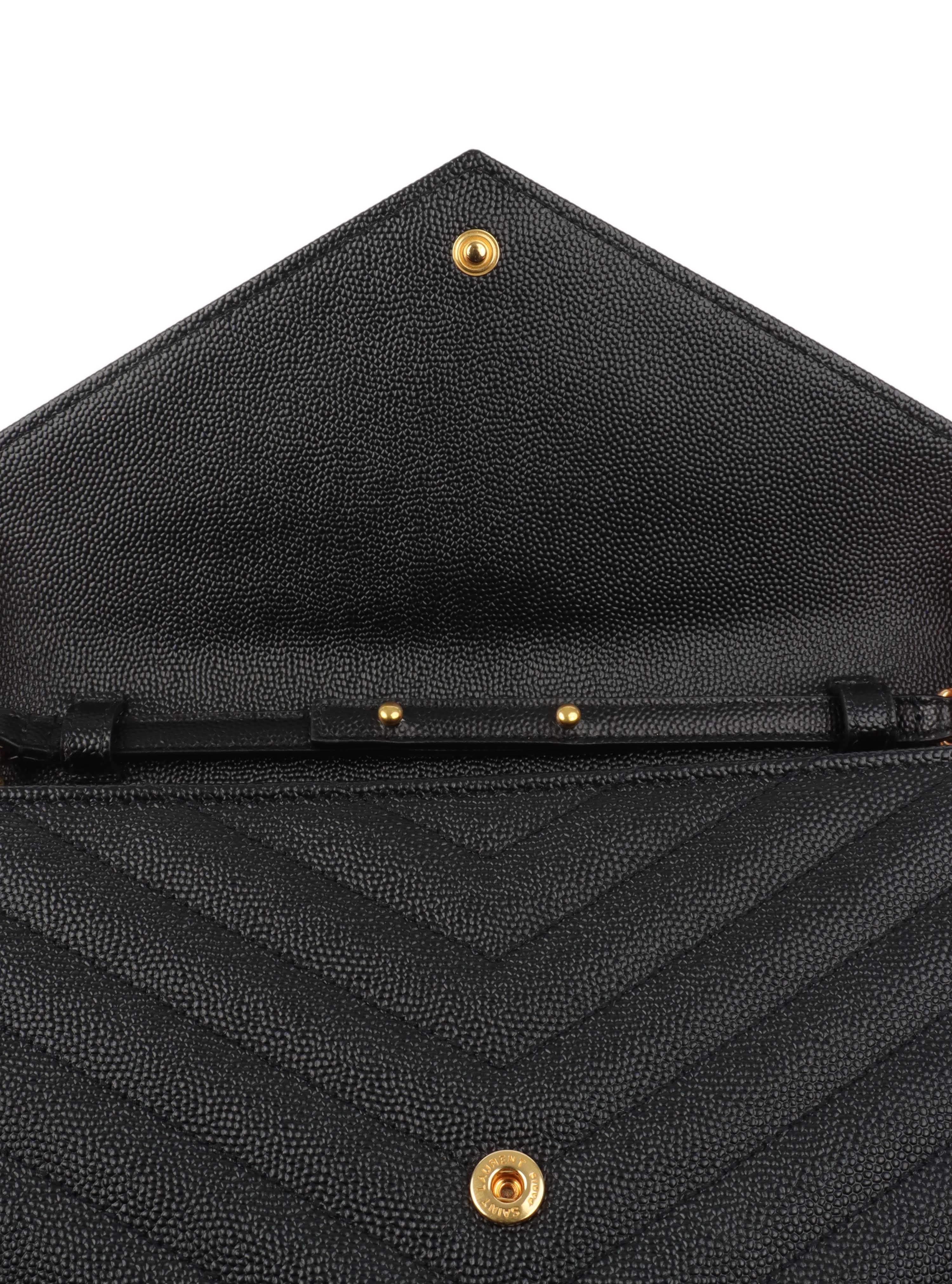 Saint Laurent Classic Cassandre Chain Wallet.