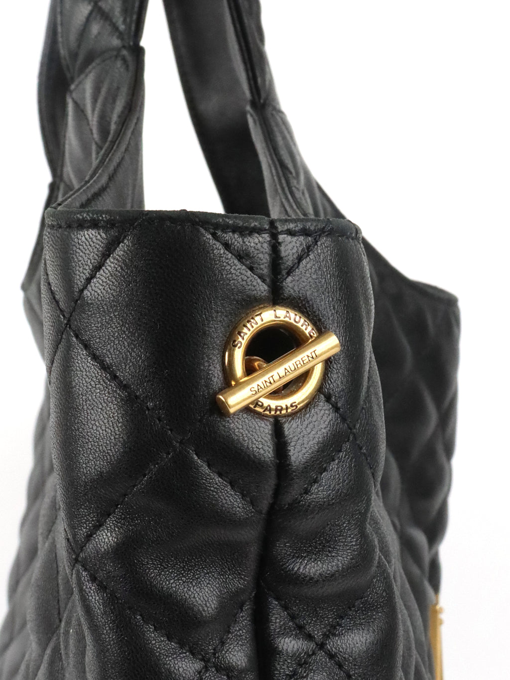 Saint Laurent Black Icare Maxi Shopping Bag