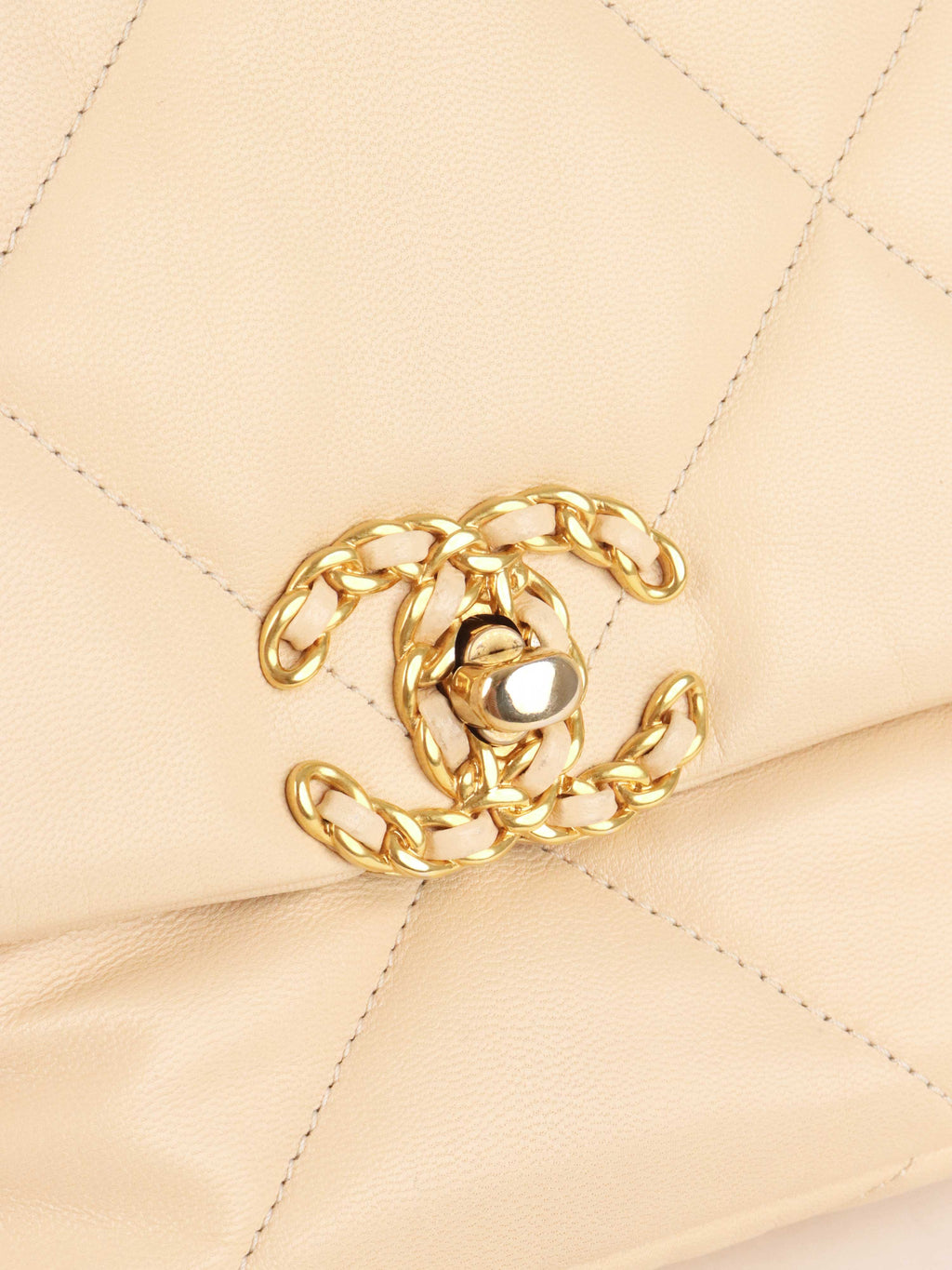 Chanel Small Sand Beige C19 Bag
