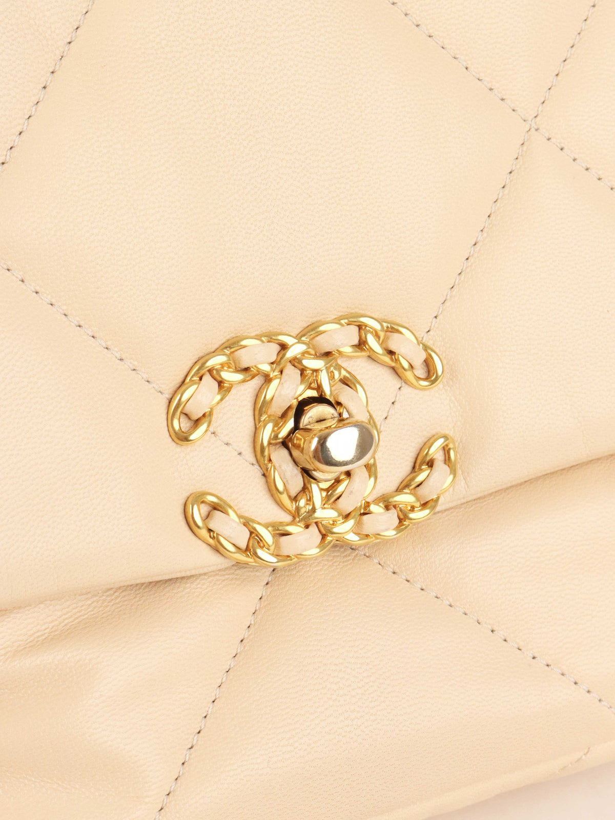 Chanel Small Sand Beige C19 Bag