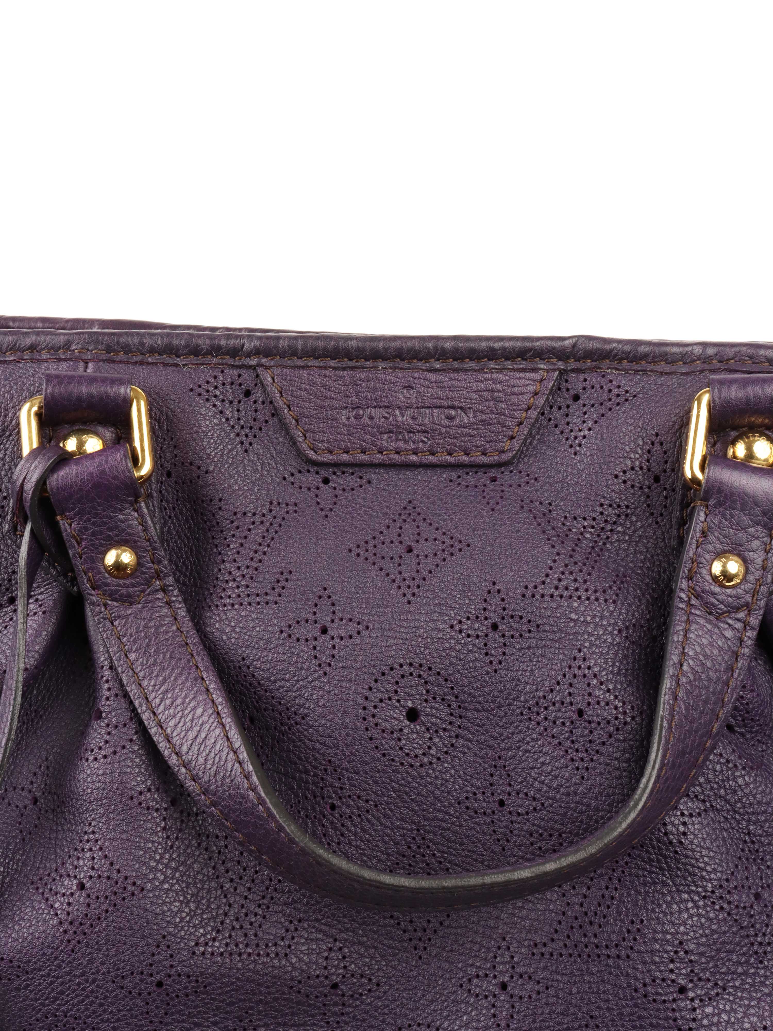 Louis Vuitton Dark Purple Zip Tote.