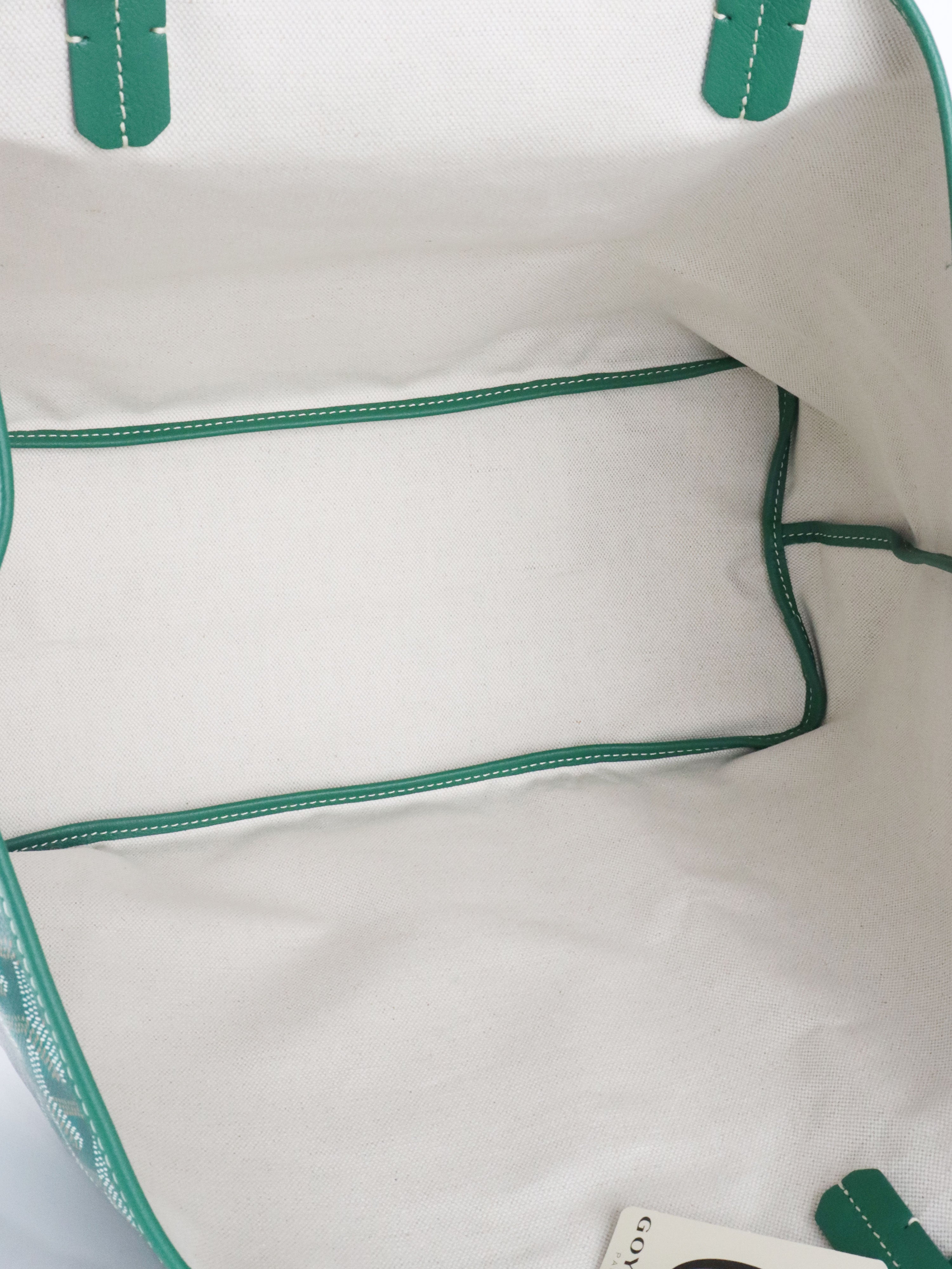 Goyard Green St Louis PM Tote Bag.