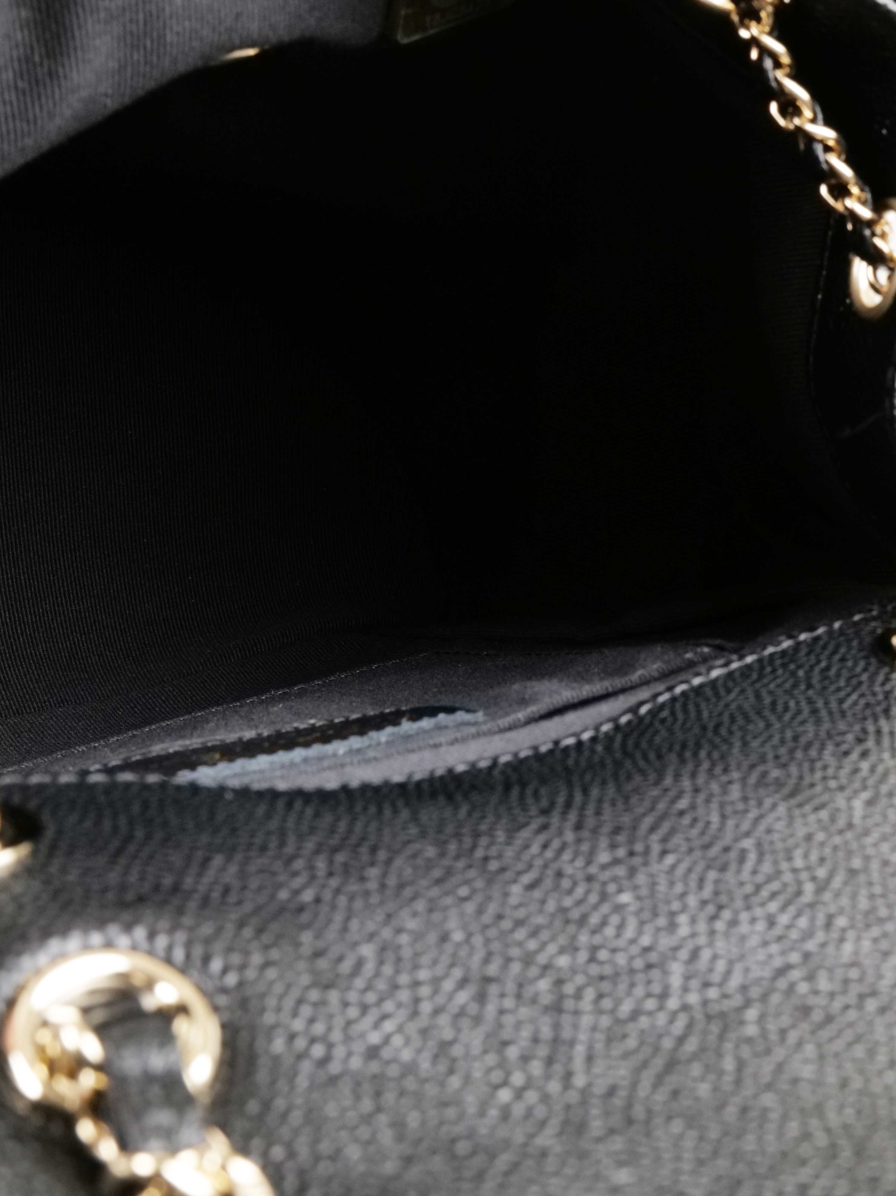 Chanel Black Caviar Duma Backpack.