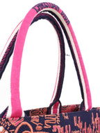 Dior Limited Edition Animal Embroidered Large Book Tote.