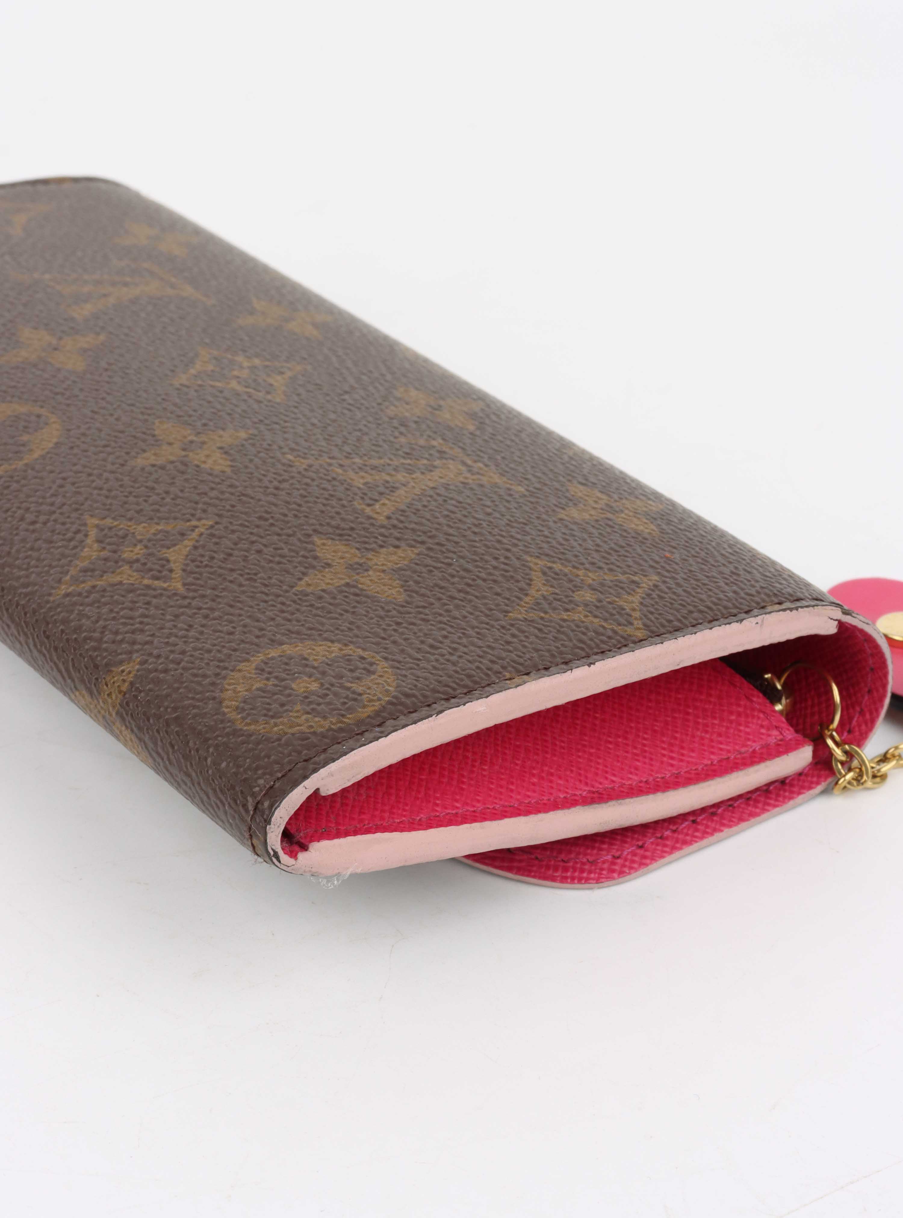 Louis Vuitton Monogram Bloom Flower Emilie Wallet.