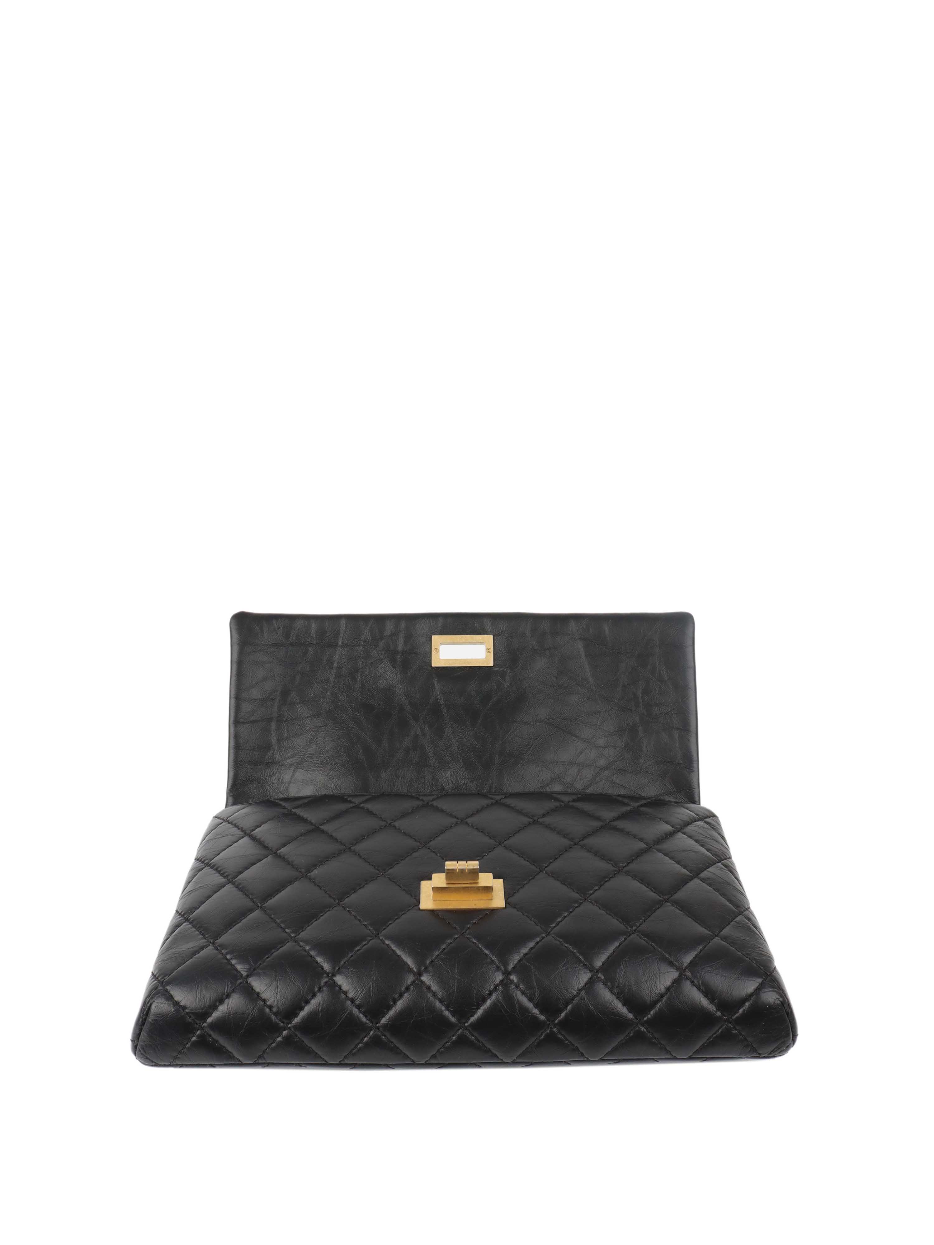 Chanel Black 2.55 Pouch.