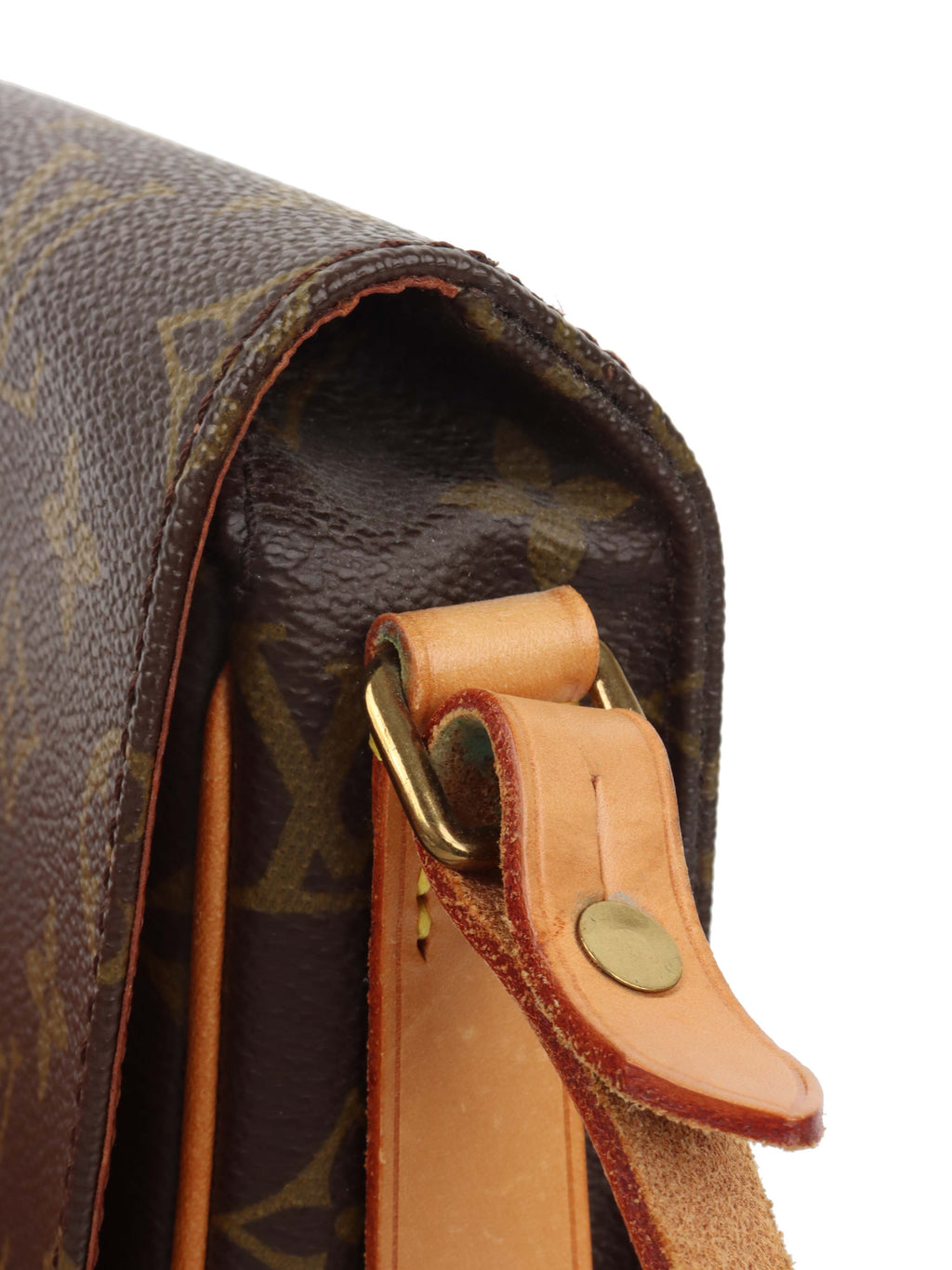 Louis Vuitton Monogram Cartouchiere PM Bag.