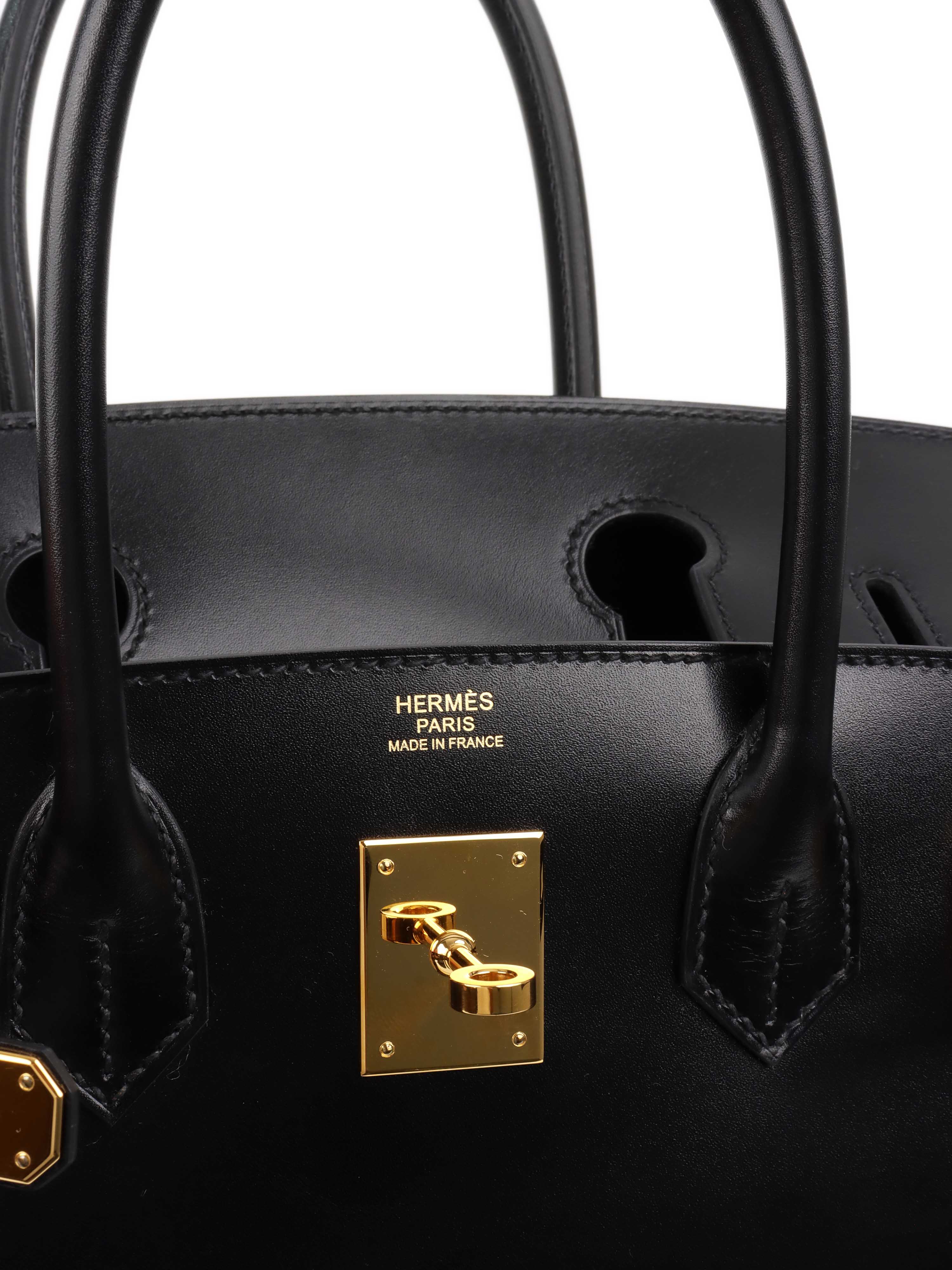 Hermes Black Box Birkin 30 GHW.