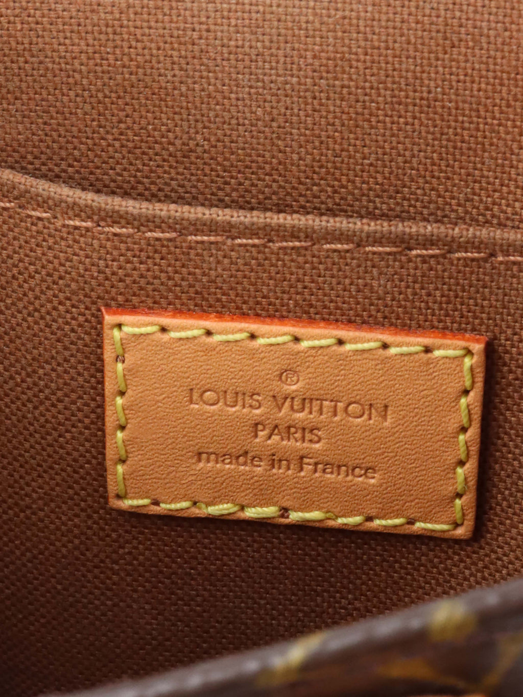 Louis Vuitton Monogram Petit Sac Plat.