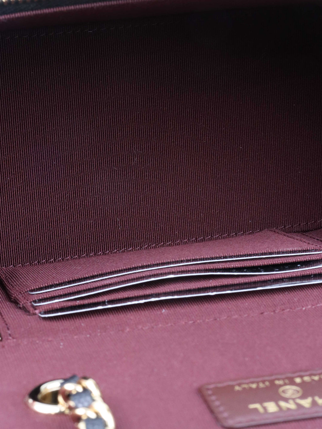 Chanel Black Caviar Vanity Case.