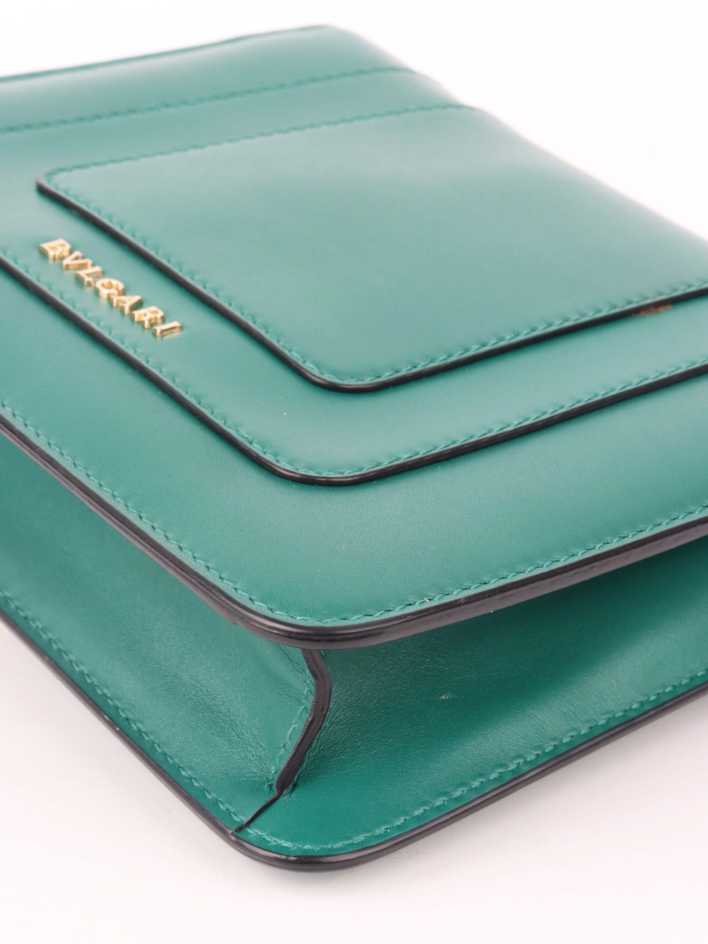 Bvlgari Serpenti Green Forever Chain Bag