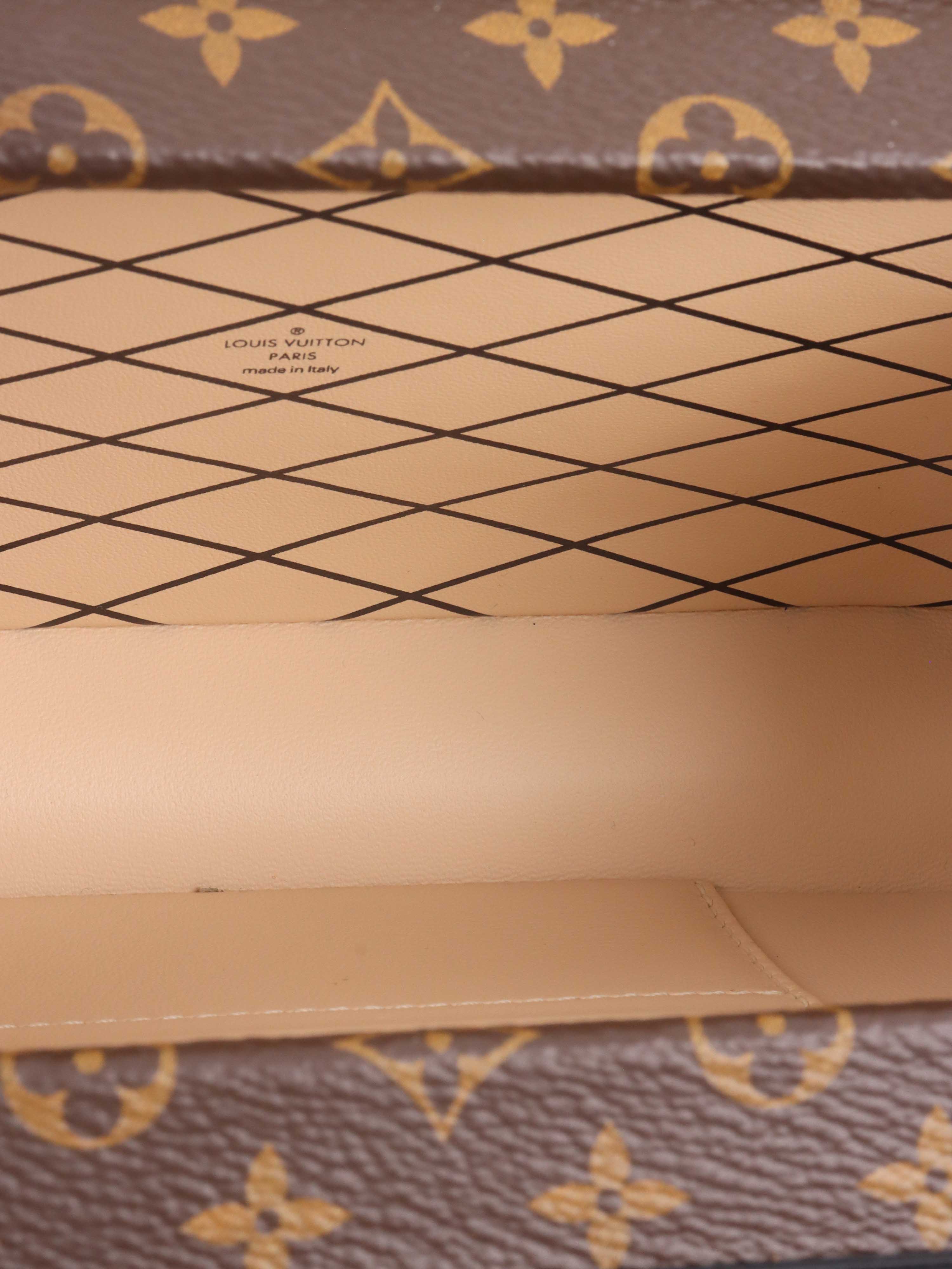 Louis Vuitton Monogram Tressage Petite Malle.