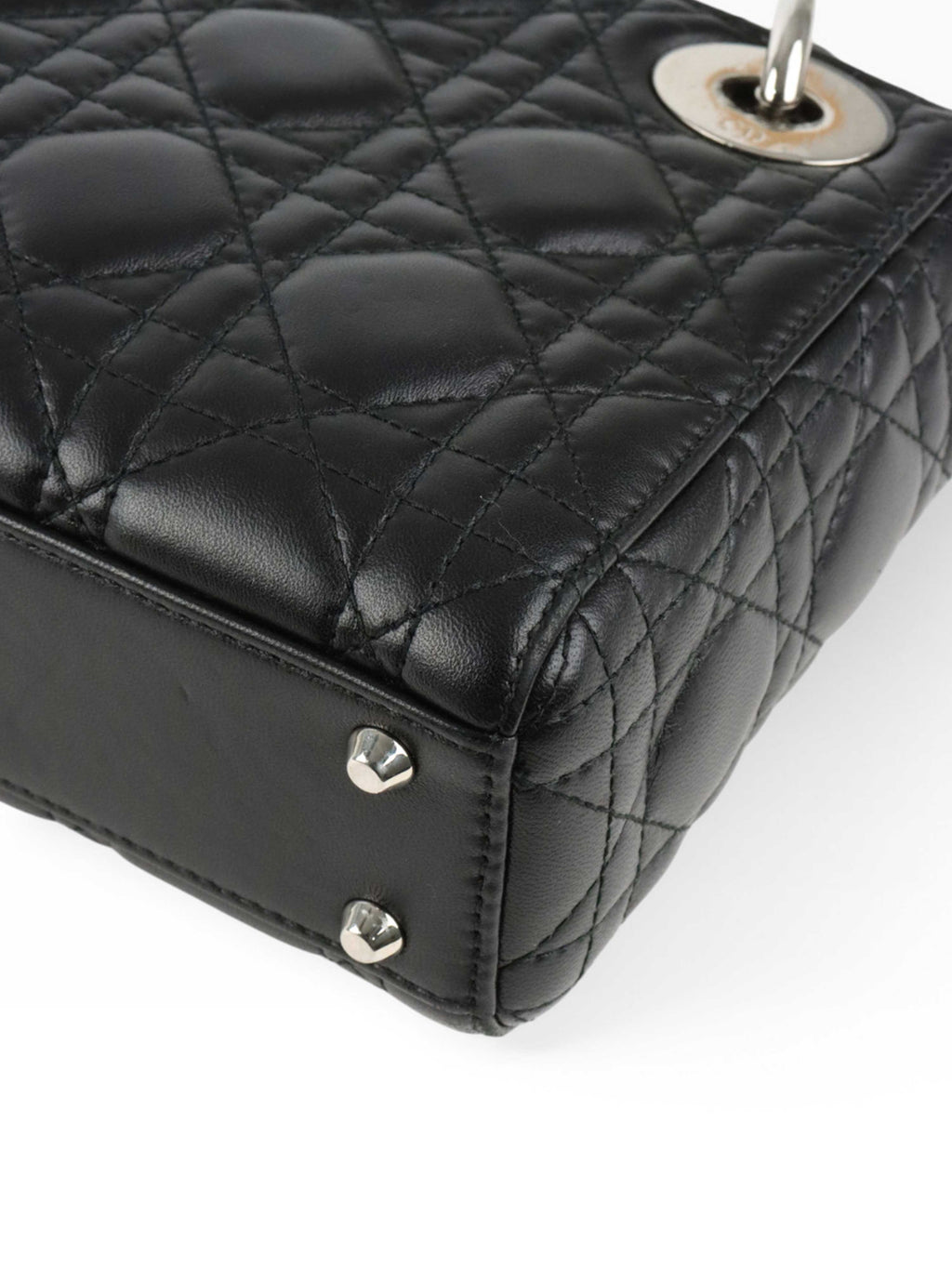 Dior Black Cannage Mini Dior SHW