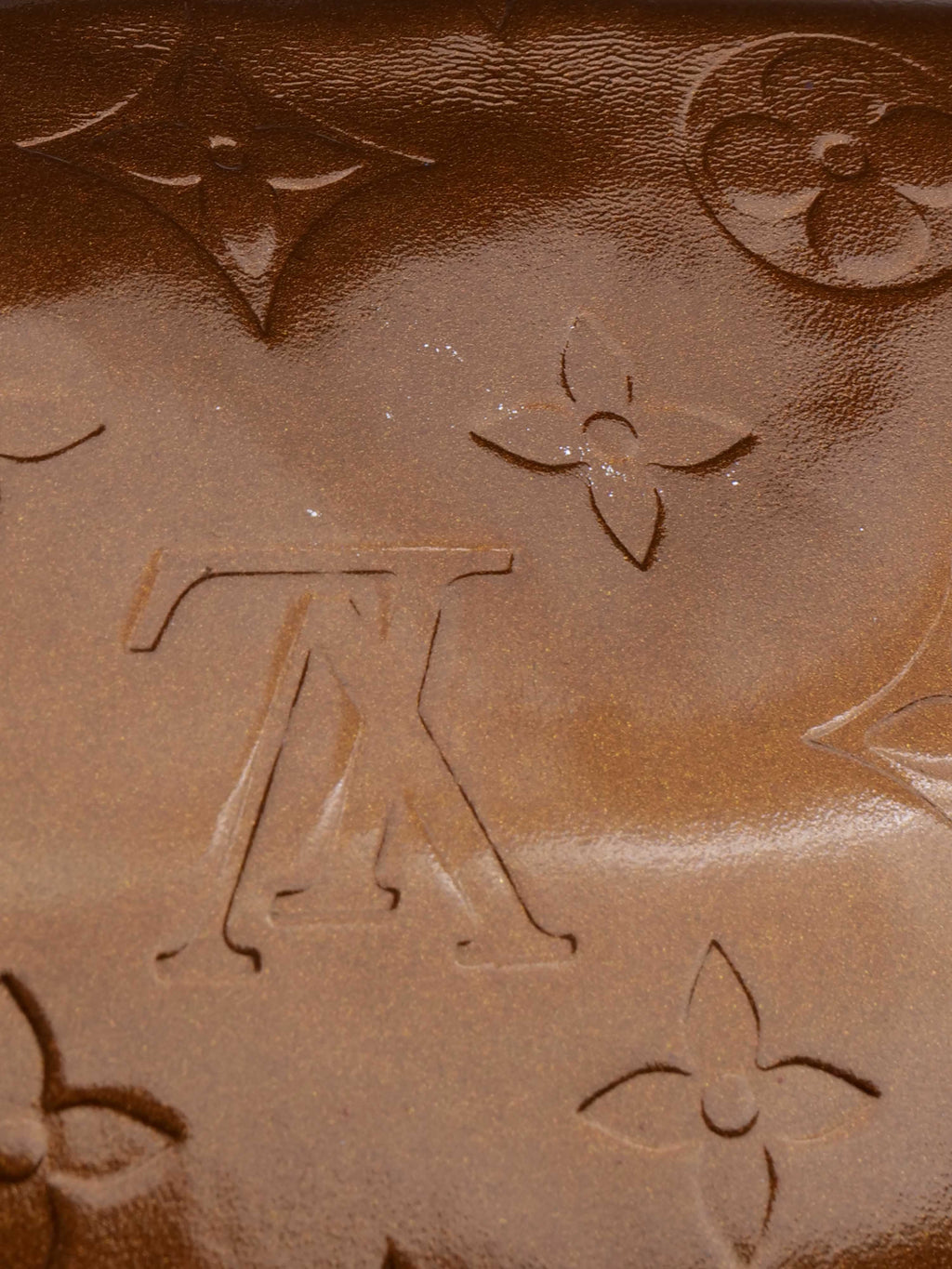 Louis Vuitton Bronze Vernis Patent Musette Salsa Bag.