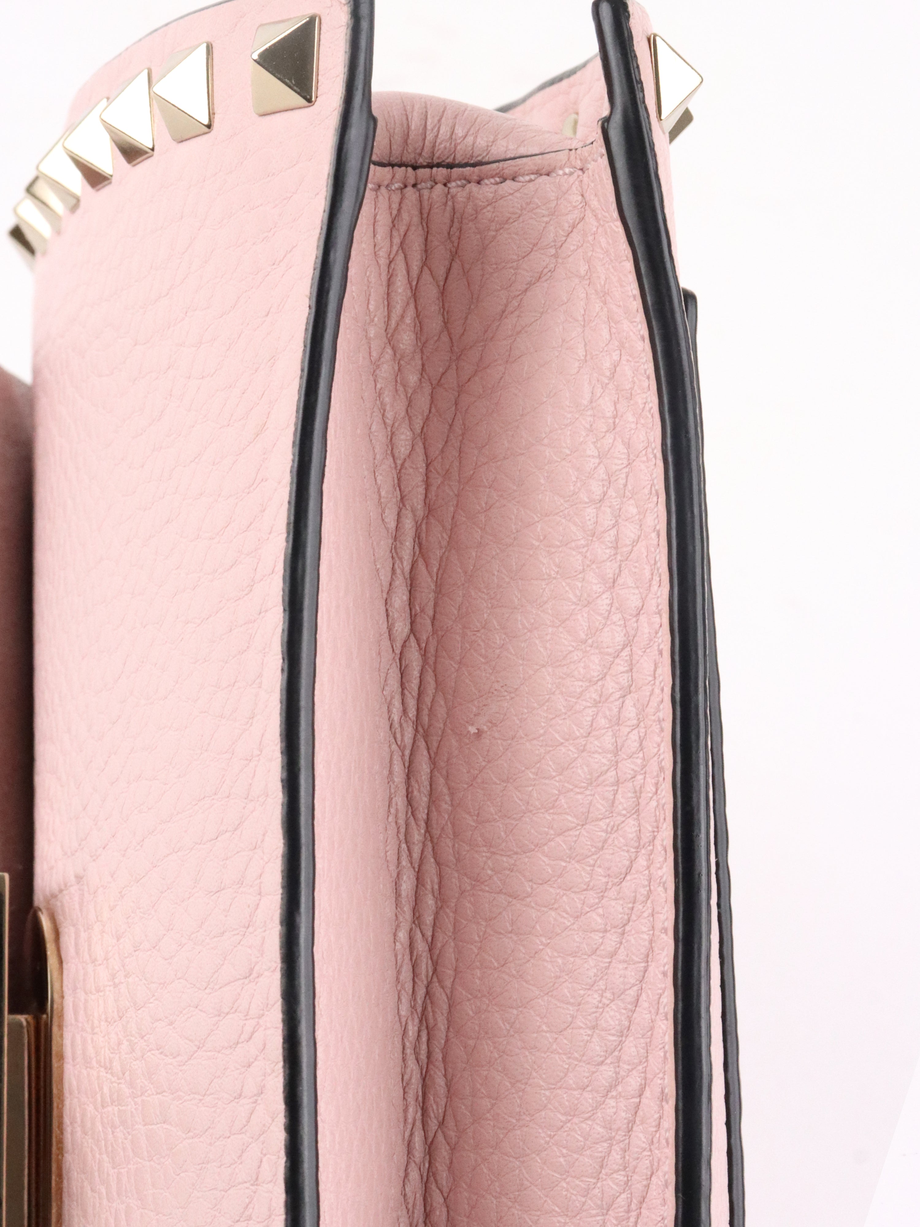 Valentino Rose Quartz Rockstuds Crossbody Bag