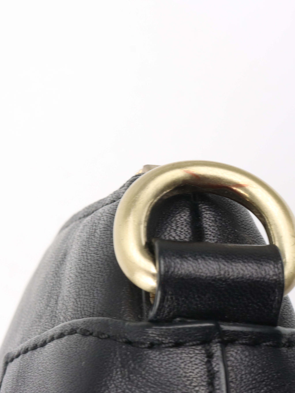 Givenchy Vintage Black Leather Crossbody Bag.