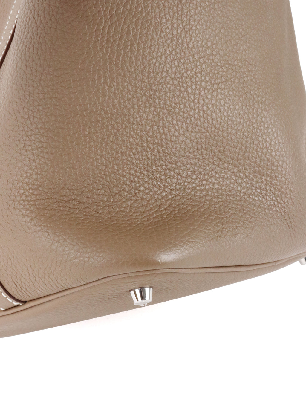 Hermes Etoupe Picotin 22 Bag PHW