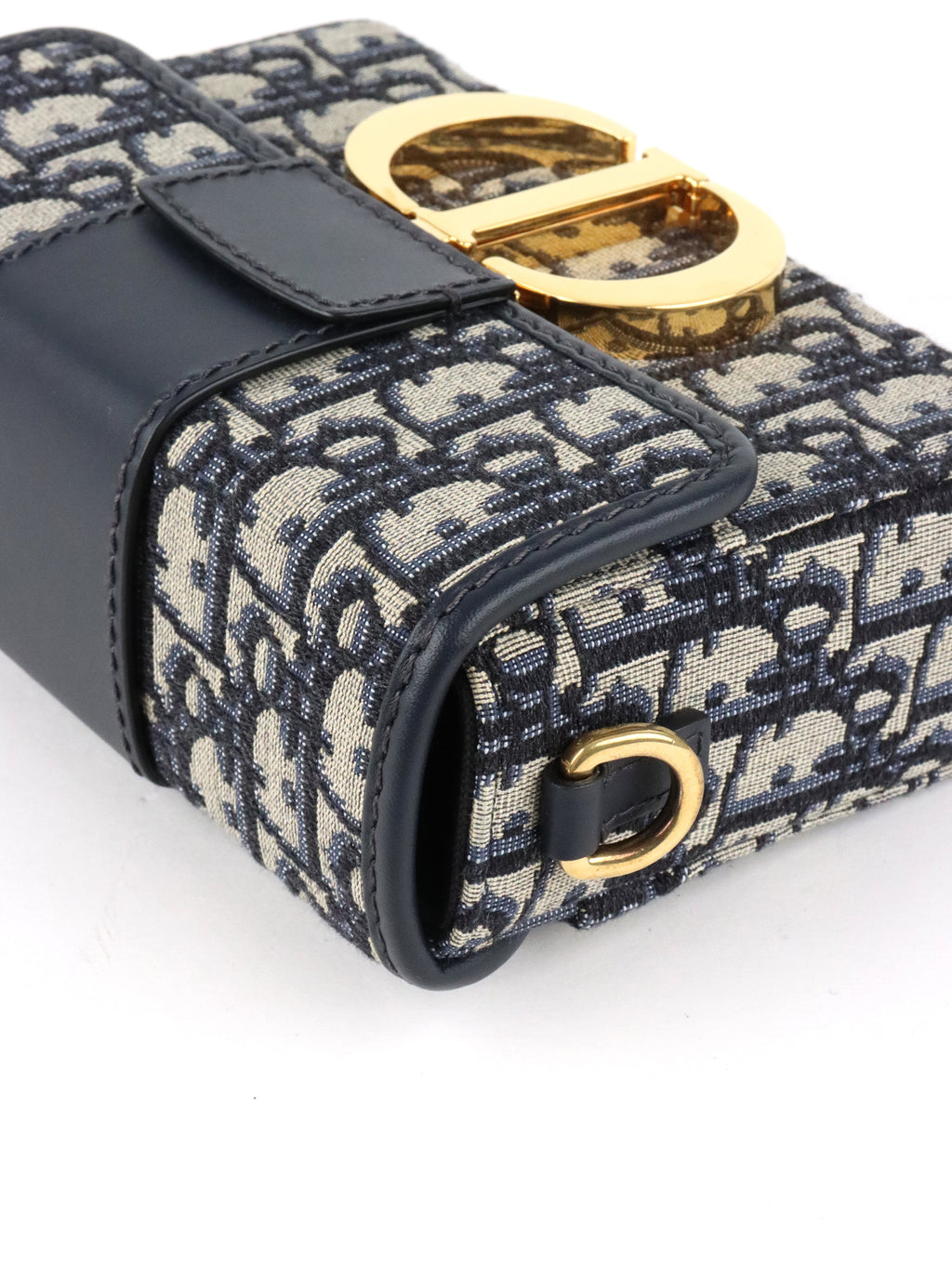 Dior Box 30 Montaigne Navy Oblique  Bag