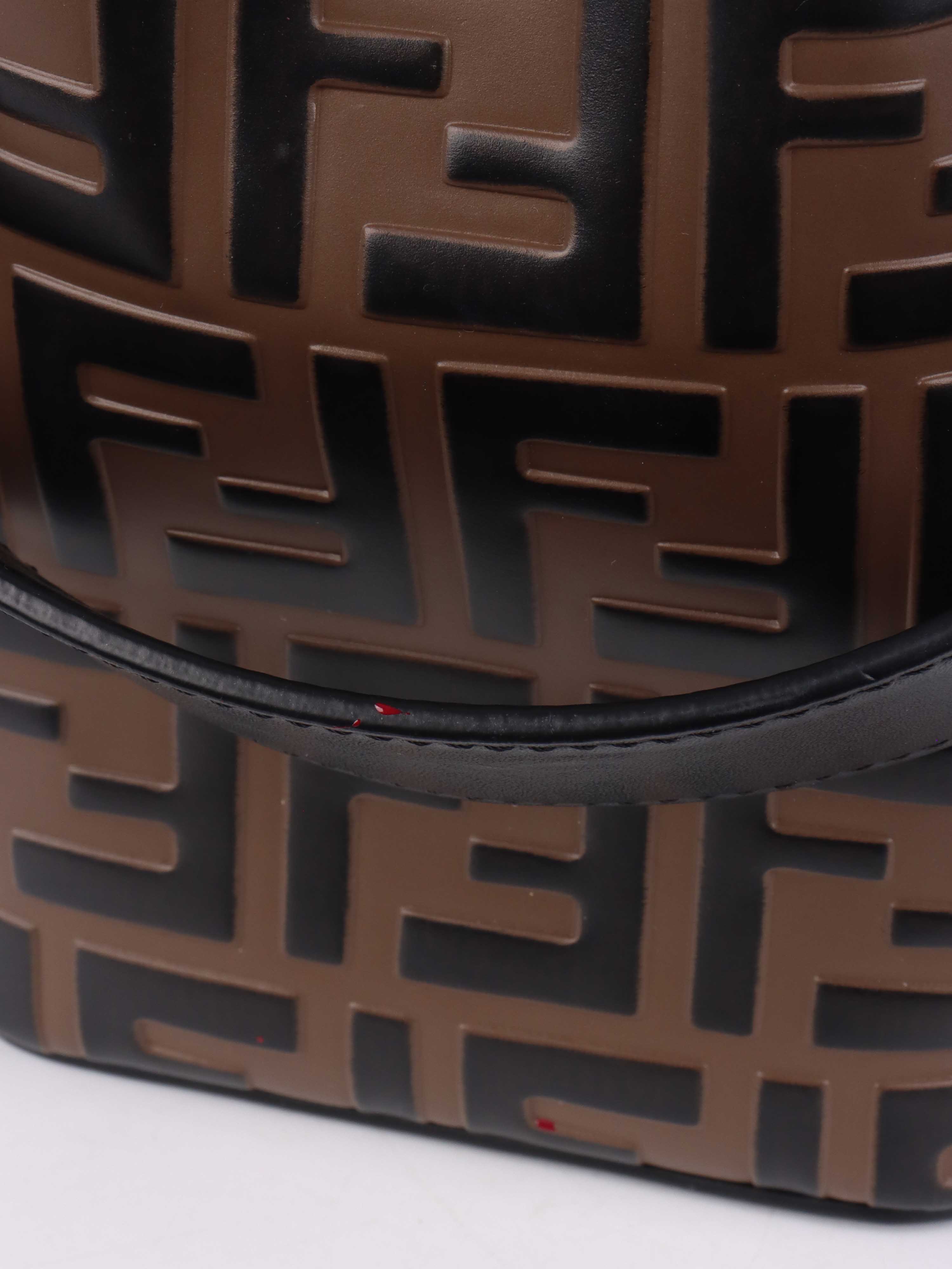 Fendi Mon Tresor Brown Leather Mini-bag.