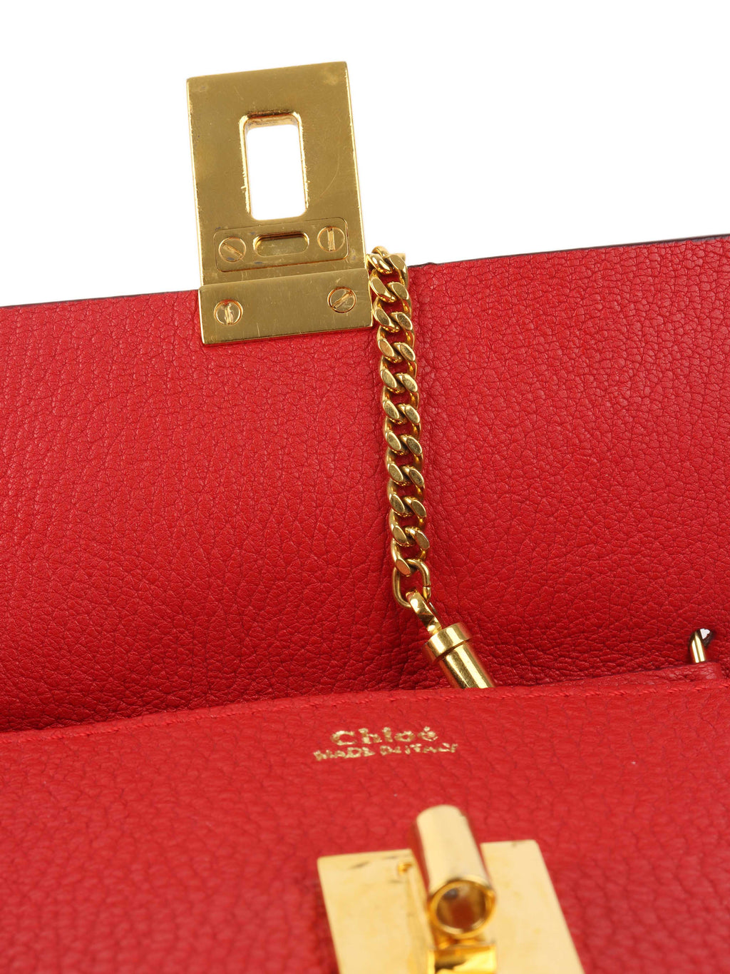 Chloe Red Shoulder Bag.