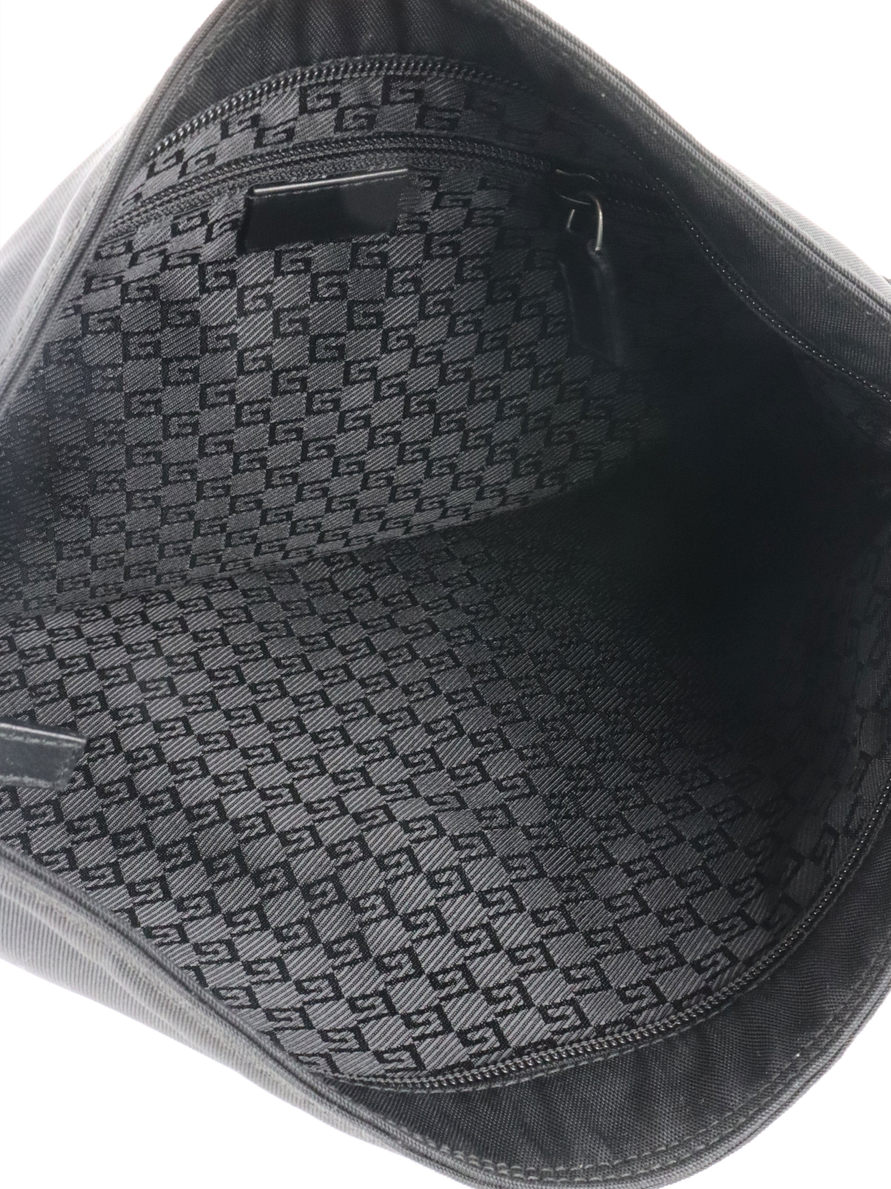 Gucci Black Square Crossbody Bag.