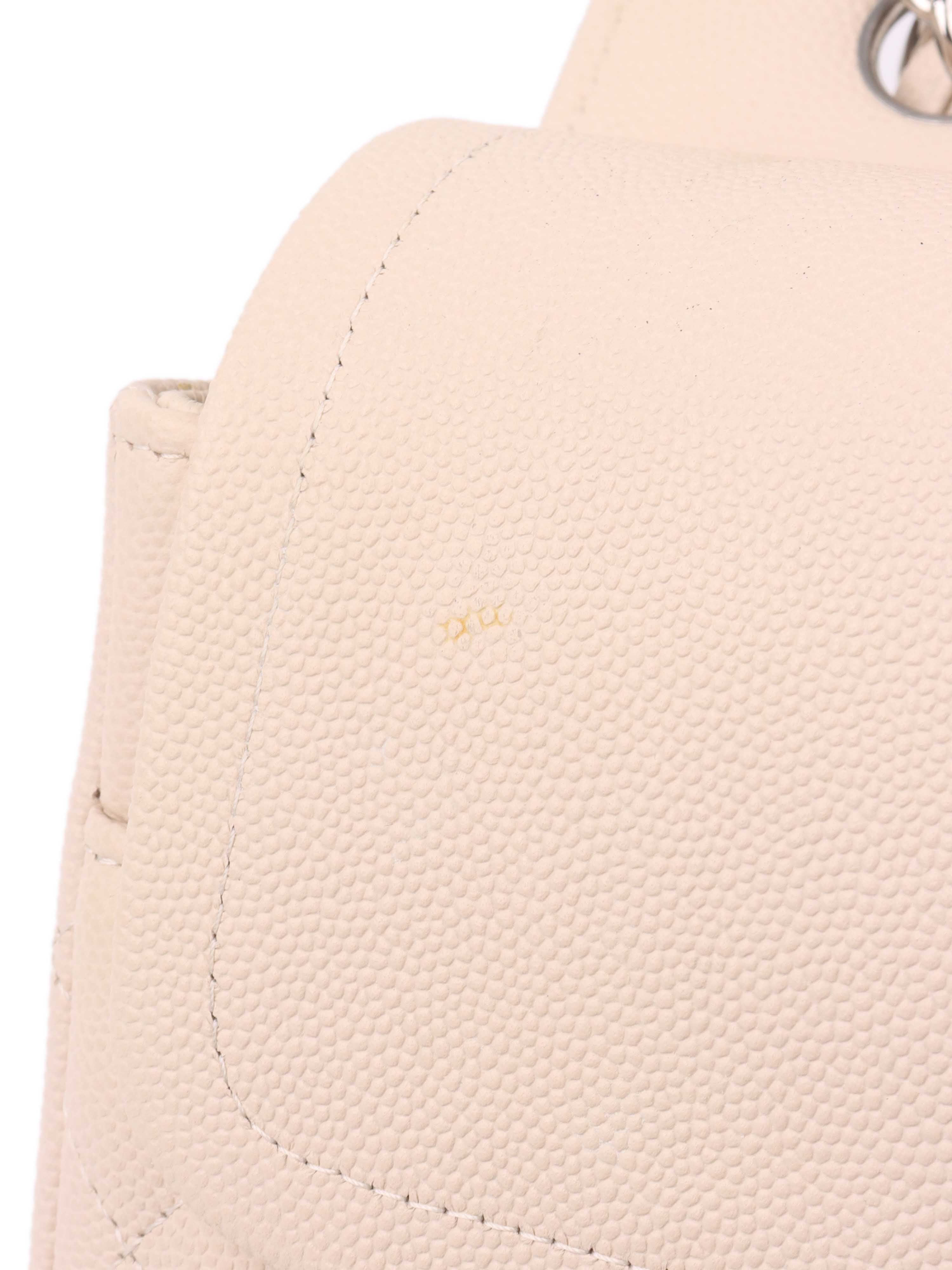 Chanel Jumbo Ivory Caviar Classic Flap.