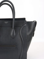 Celine Black Mini Luggage Bag