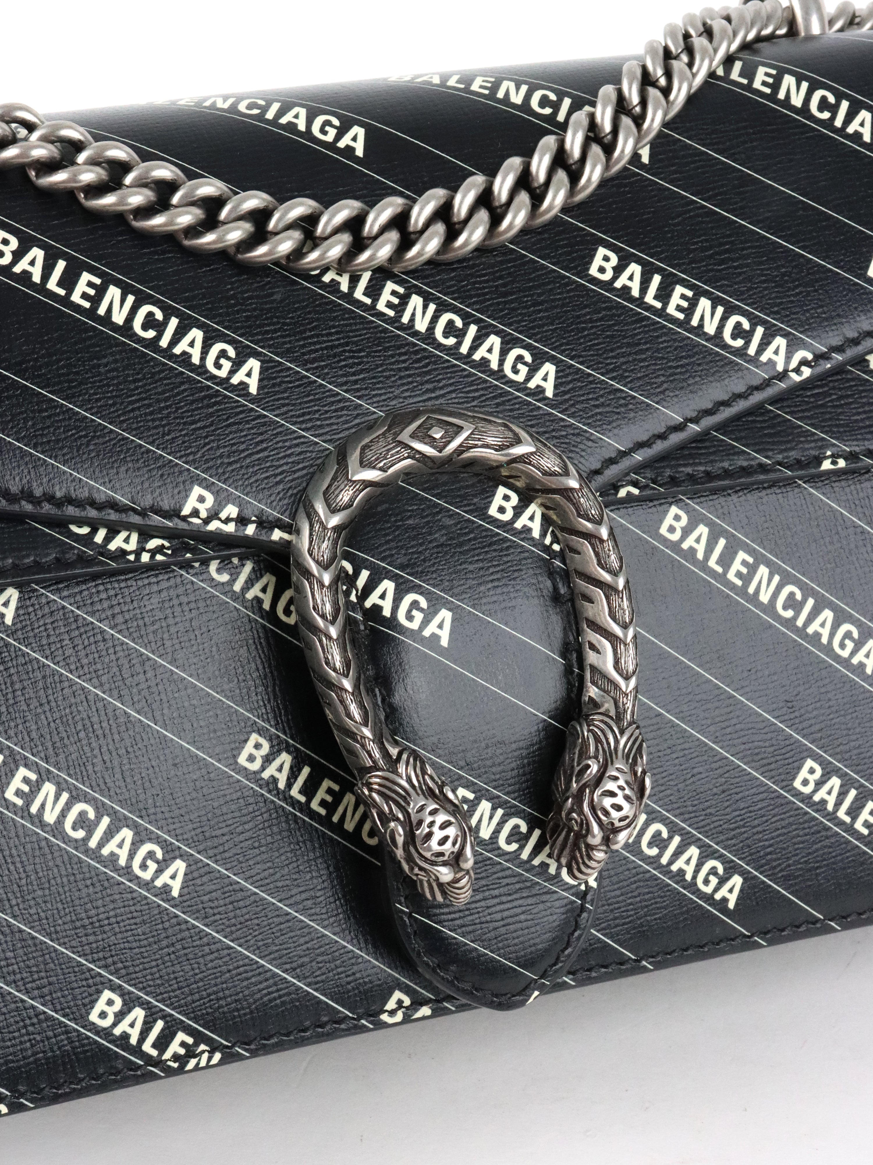Gucci x Balenciaga Small Black Dionysus The Hacker Project Bag