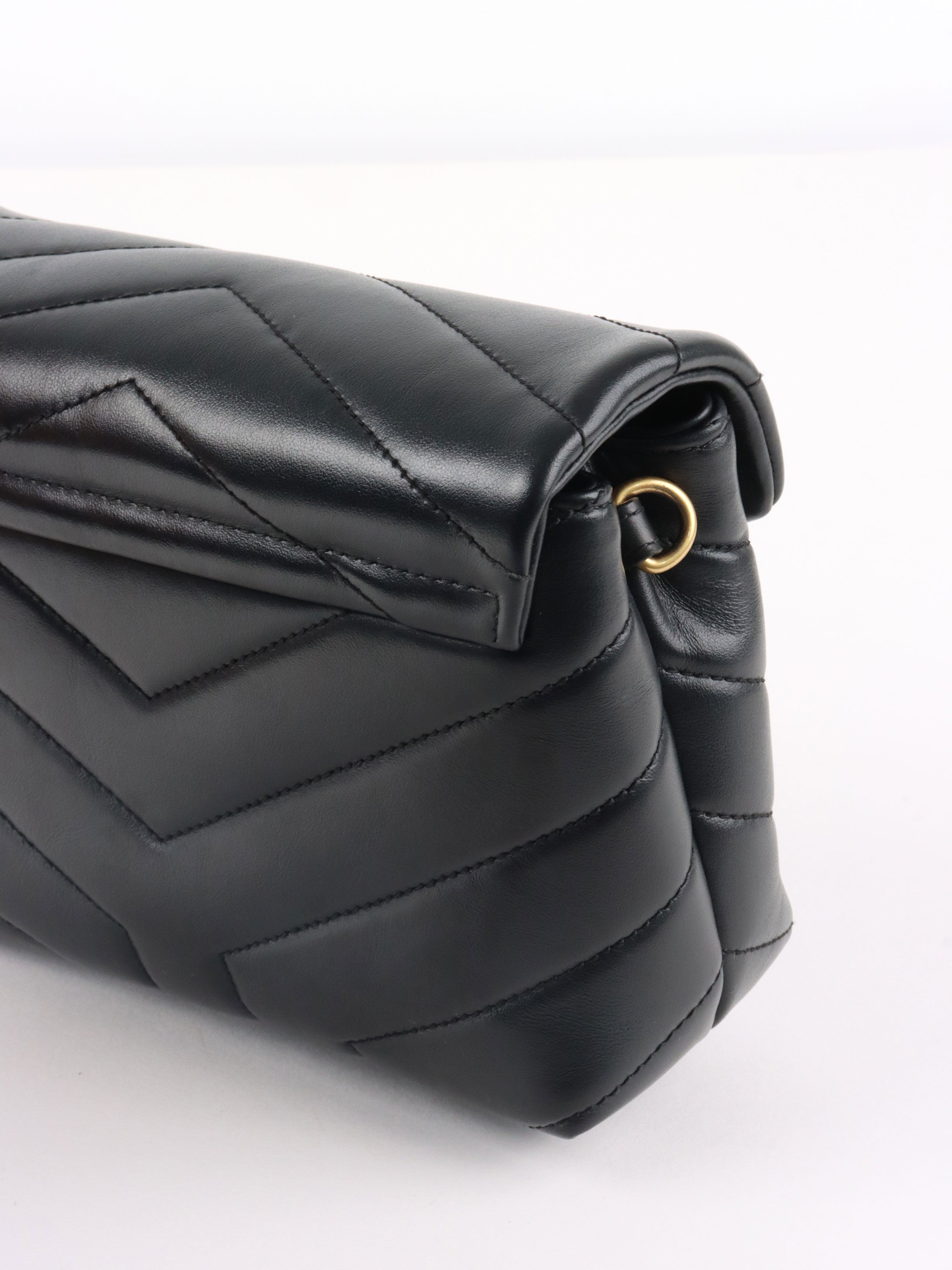 Saint Laurent Black LouLou Toy Bag