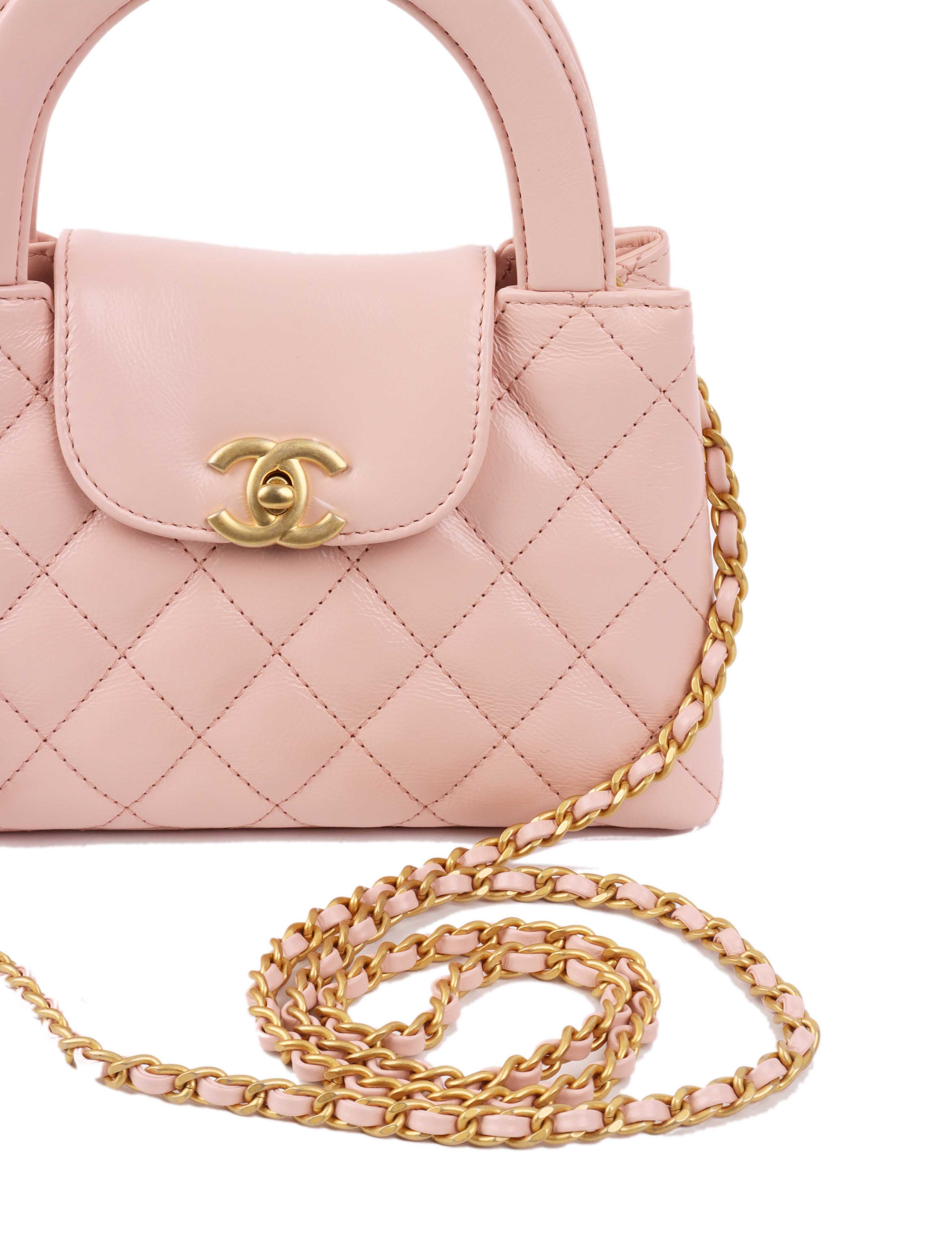 Chanel Small Pink Kelly Bag.