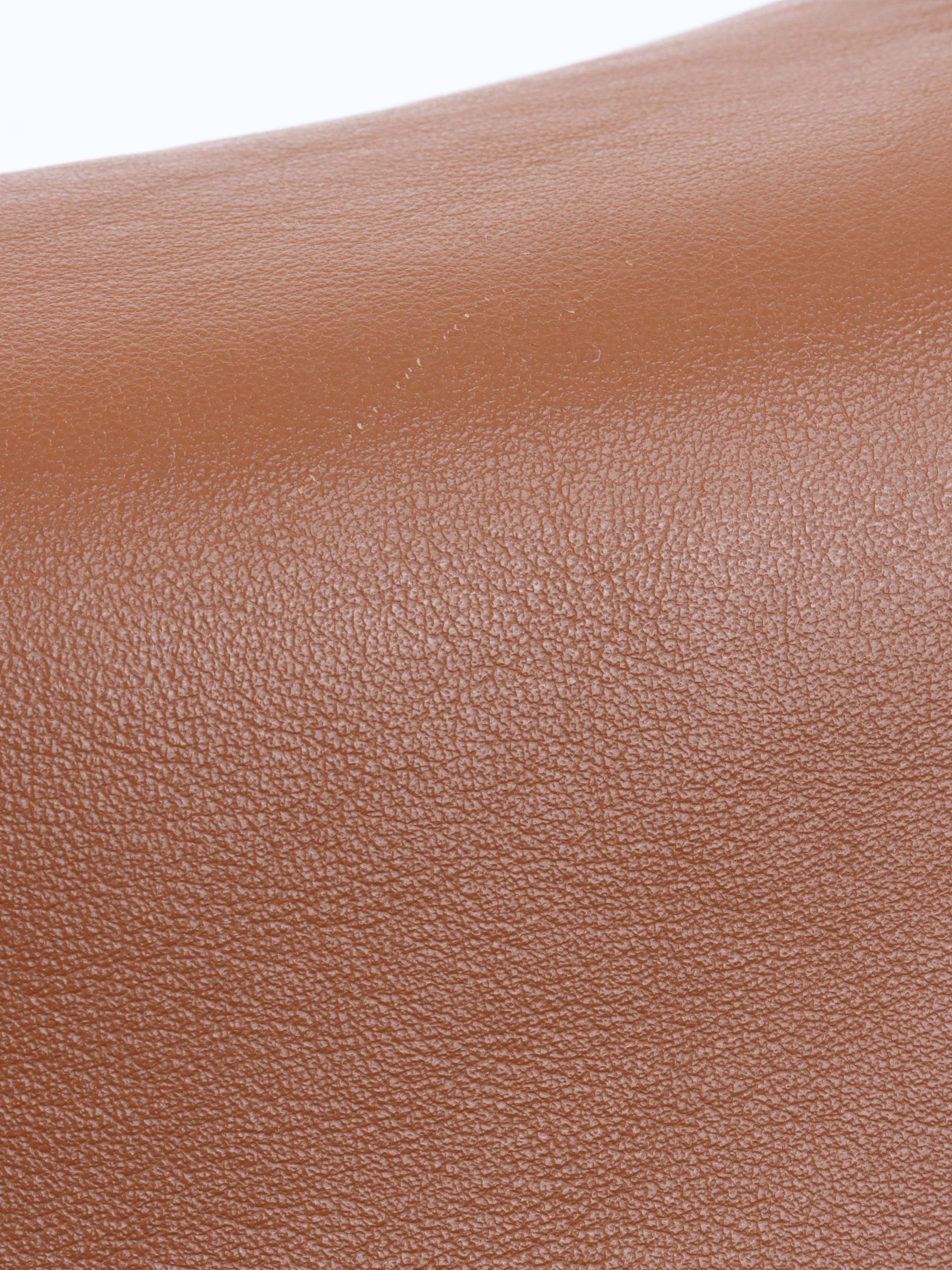 Prada Cognac Luxe Shoulder Bag.