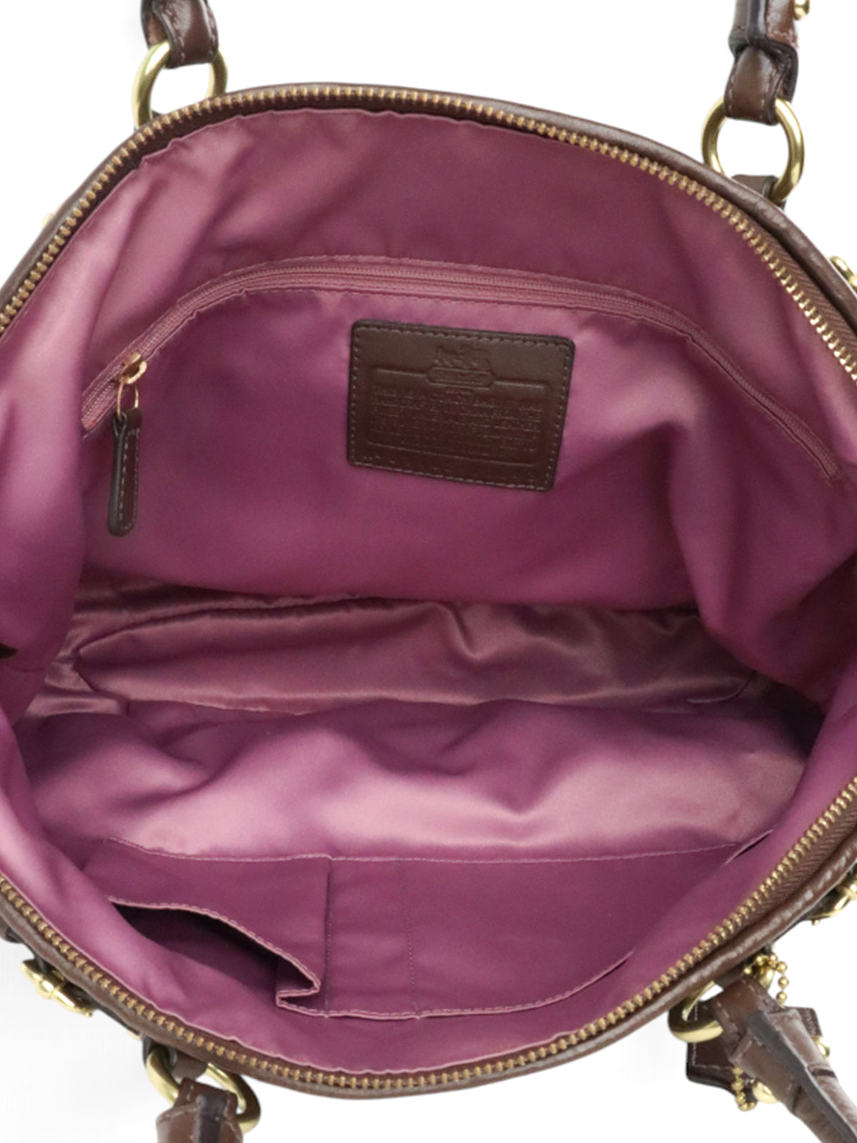Coach Vintage Dark Brown Sophia Madison Satchel Shoulder Bag