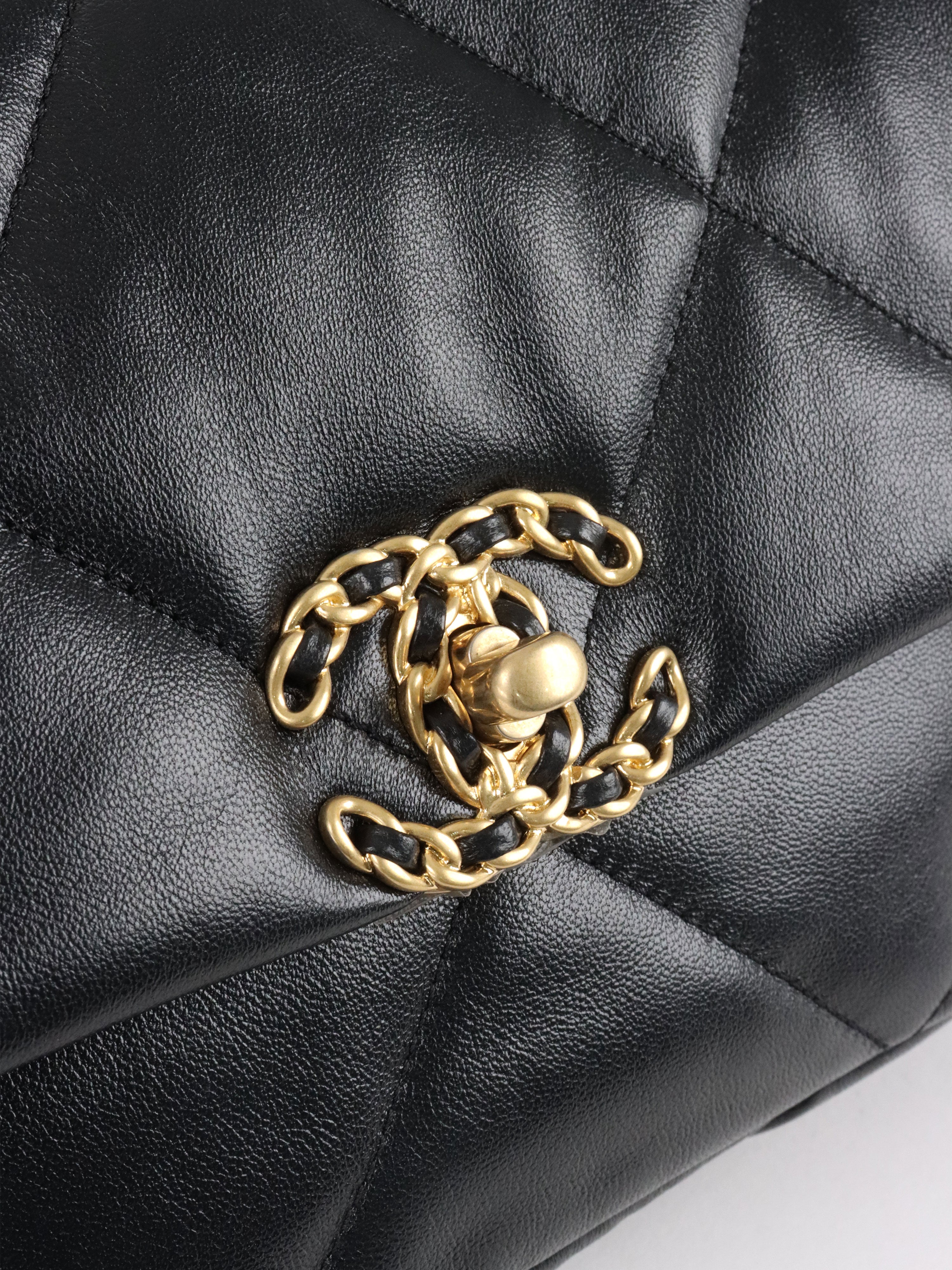 Chanel Black Small C19 Bag.