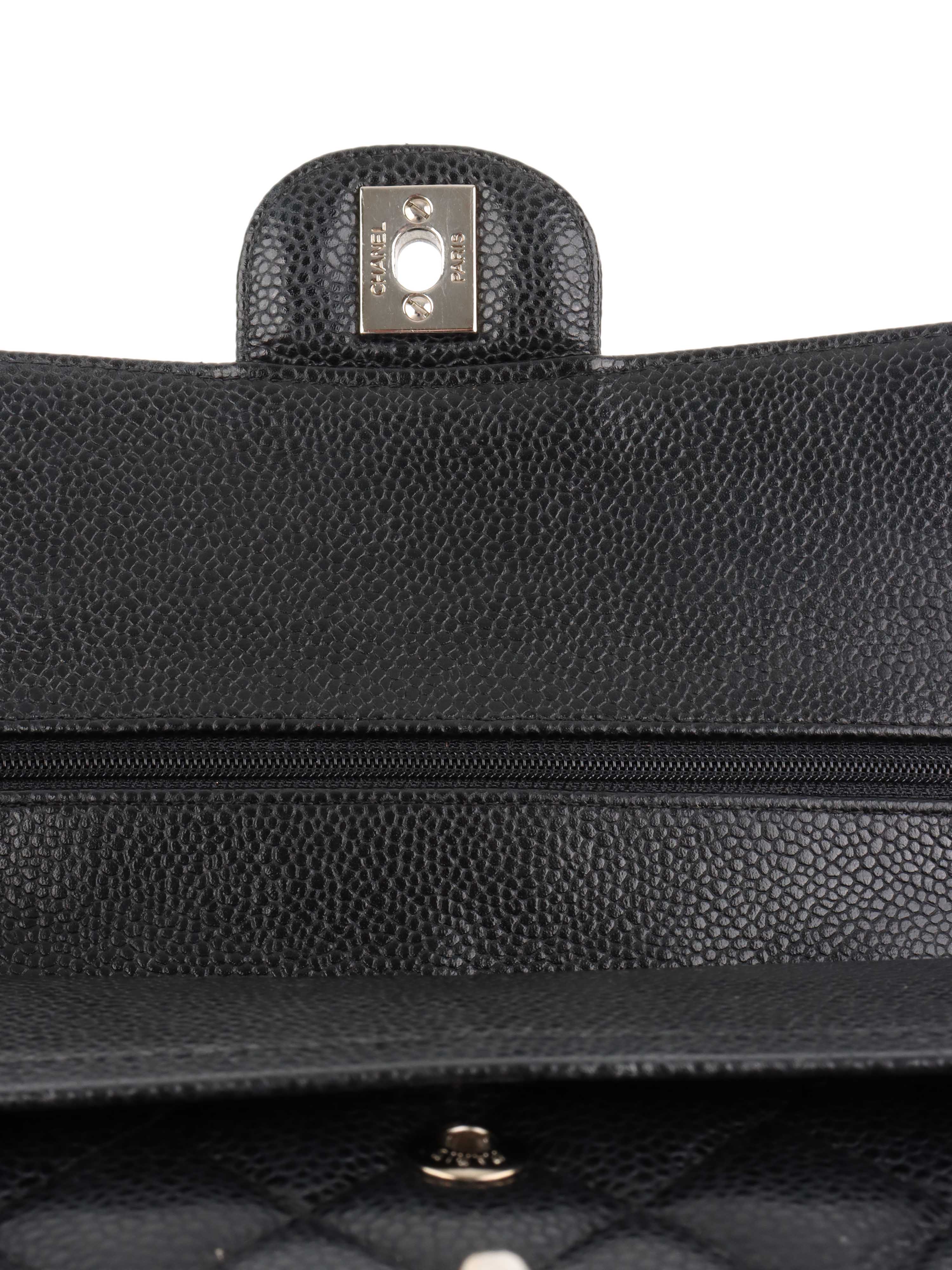 Chanel Medium Black Caviar Classic Flap.