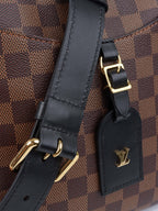 Louis Vuitton Black Damier Ebene Odeon PM Bag.