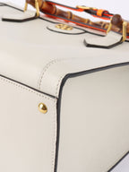 Gucci White Diana Large Tote Bag