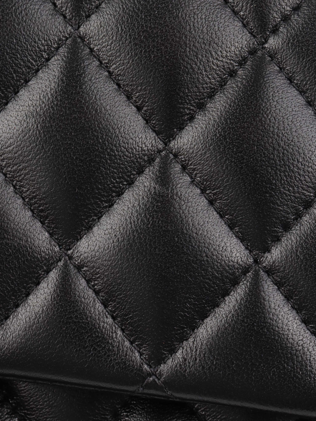 Chanel Black Medium Lambskin Classic Flap SHW.