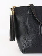 Gucci Black GG Soho Cellarius Tote