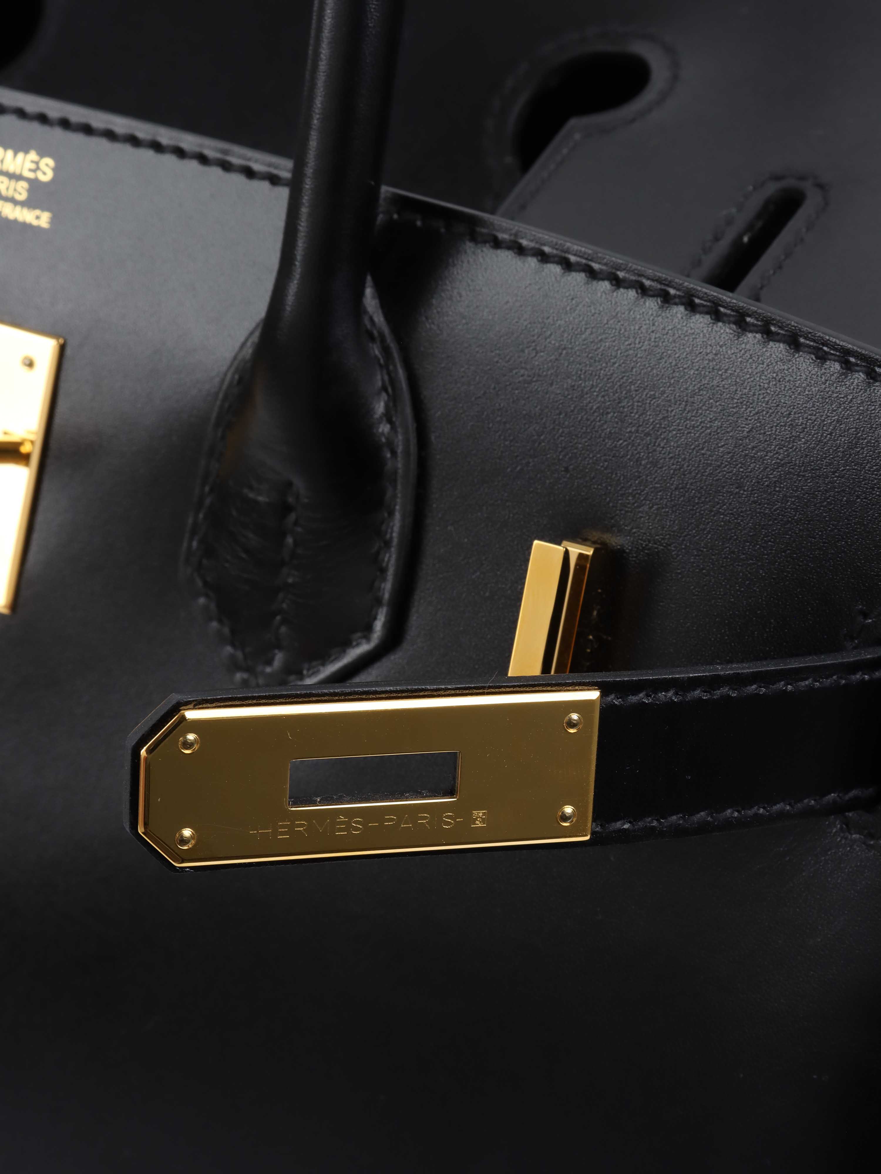 Hermes Black Box Birkin 30 GHW.